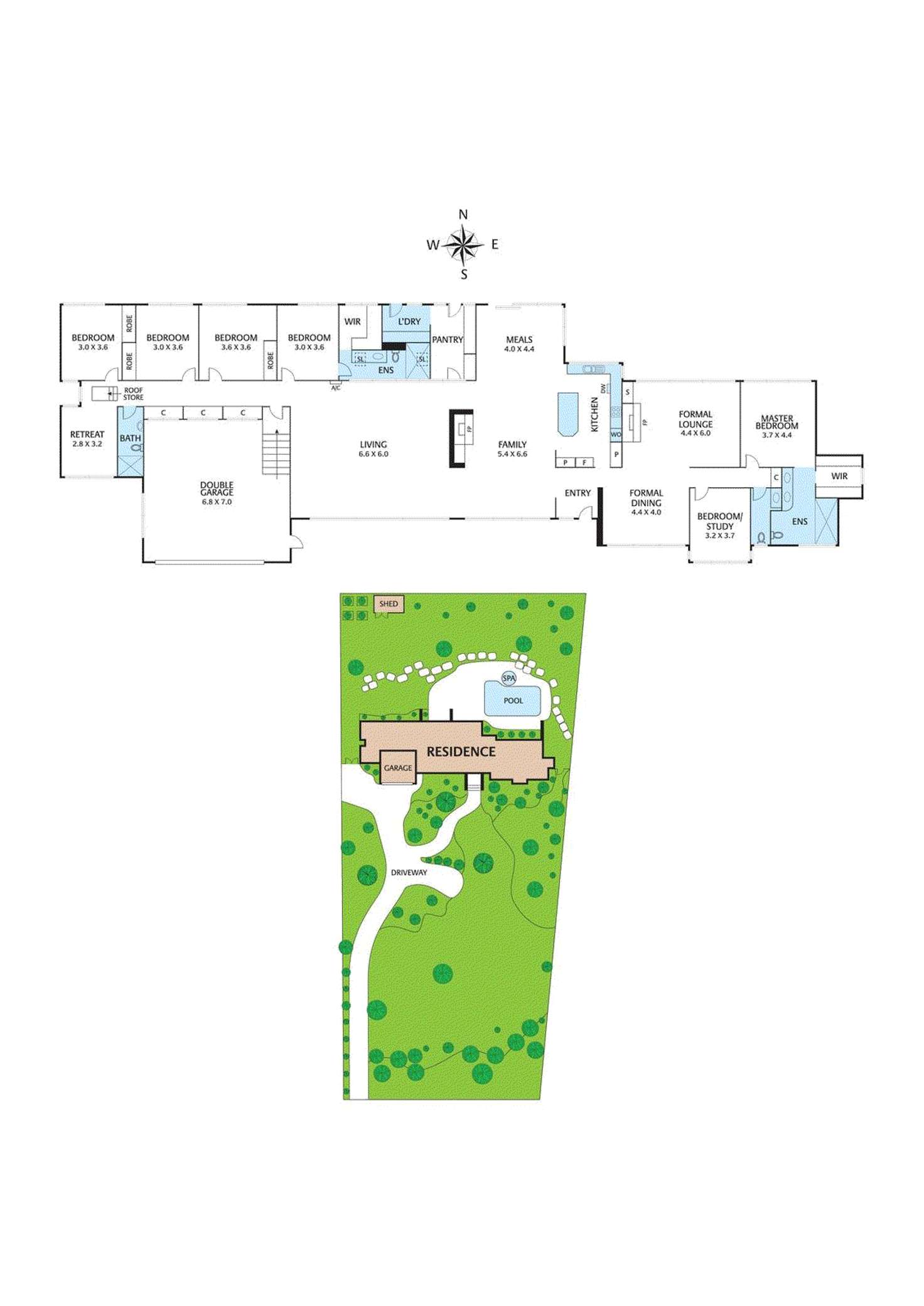 Floorplan of Homely house listing, 4 Haldane Road, Eltham VIC 3095