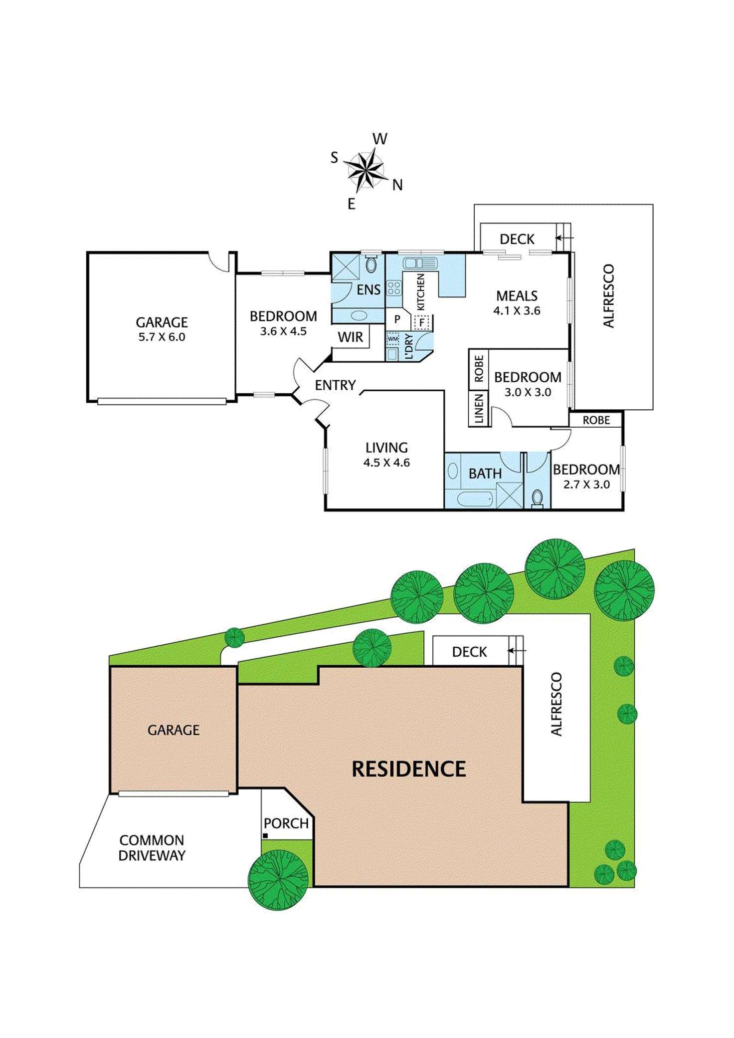 Floorplan of Homely unit listing, 3/117 Main Road, Lower Plenty VIC 3093