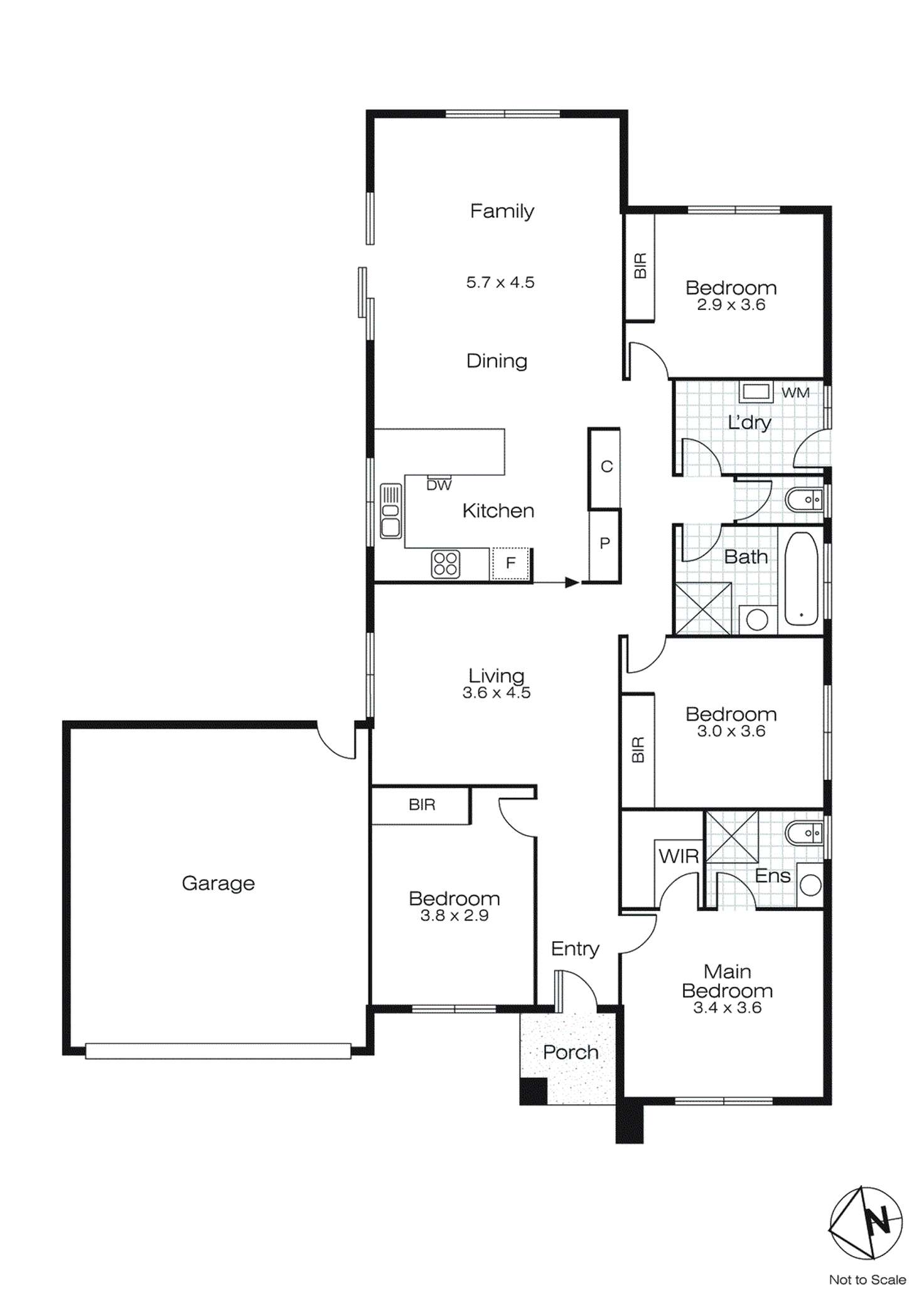 Floorplan of Homely house listing, 75 Dyson Drive, Alfredton VIC 3350