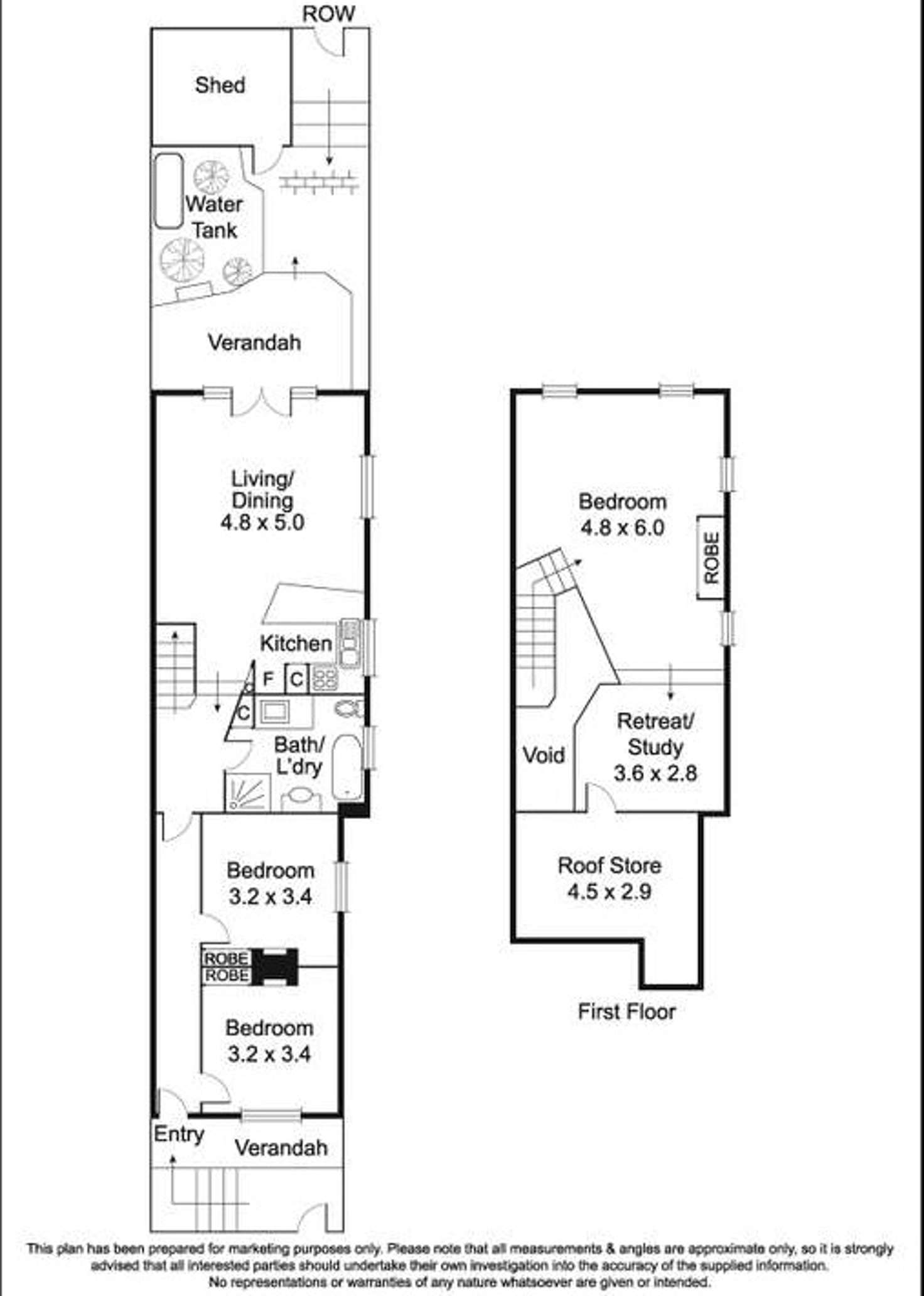 Floorplan of Homely house listing, 2 Aintree Street, Brunswick East VIC 3057