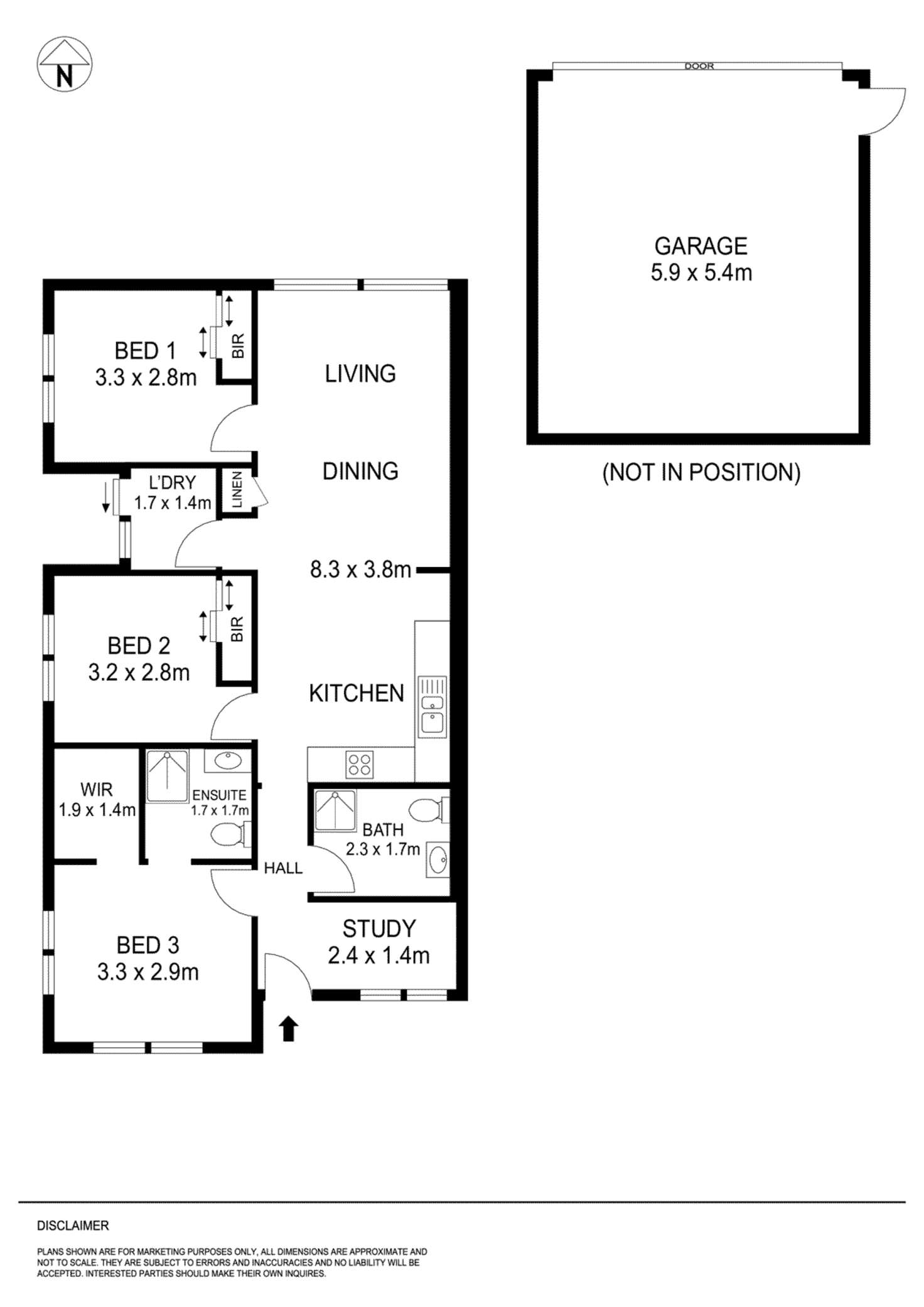 Floorplan of Homely house listing, 15 Zinnia Lane, Bonshaw VIC 3352