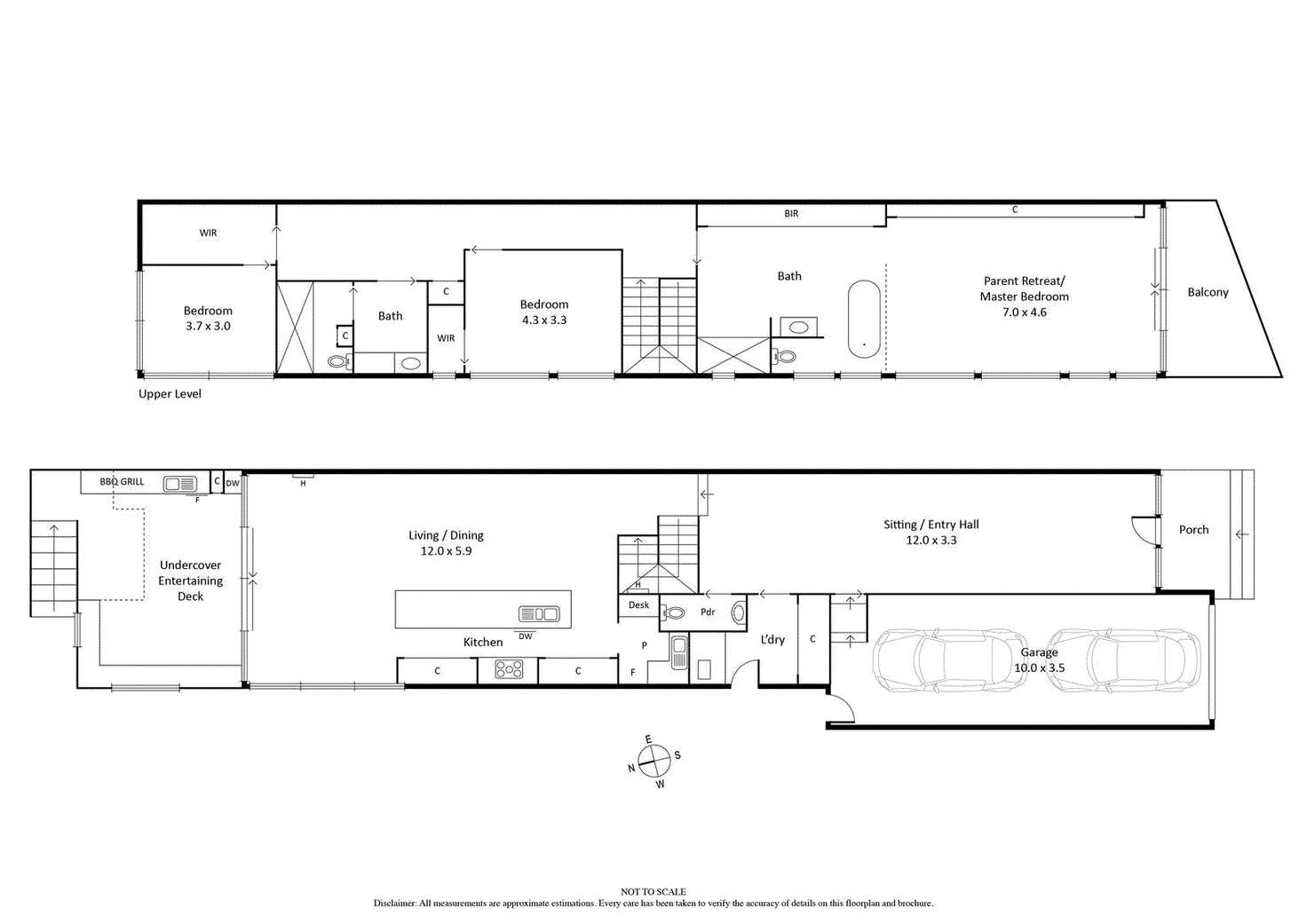 Floorplan of Homely house listing, 89a Esplanade, Altona VIC 3018