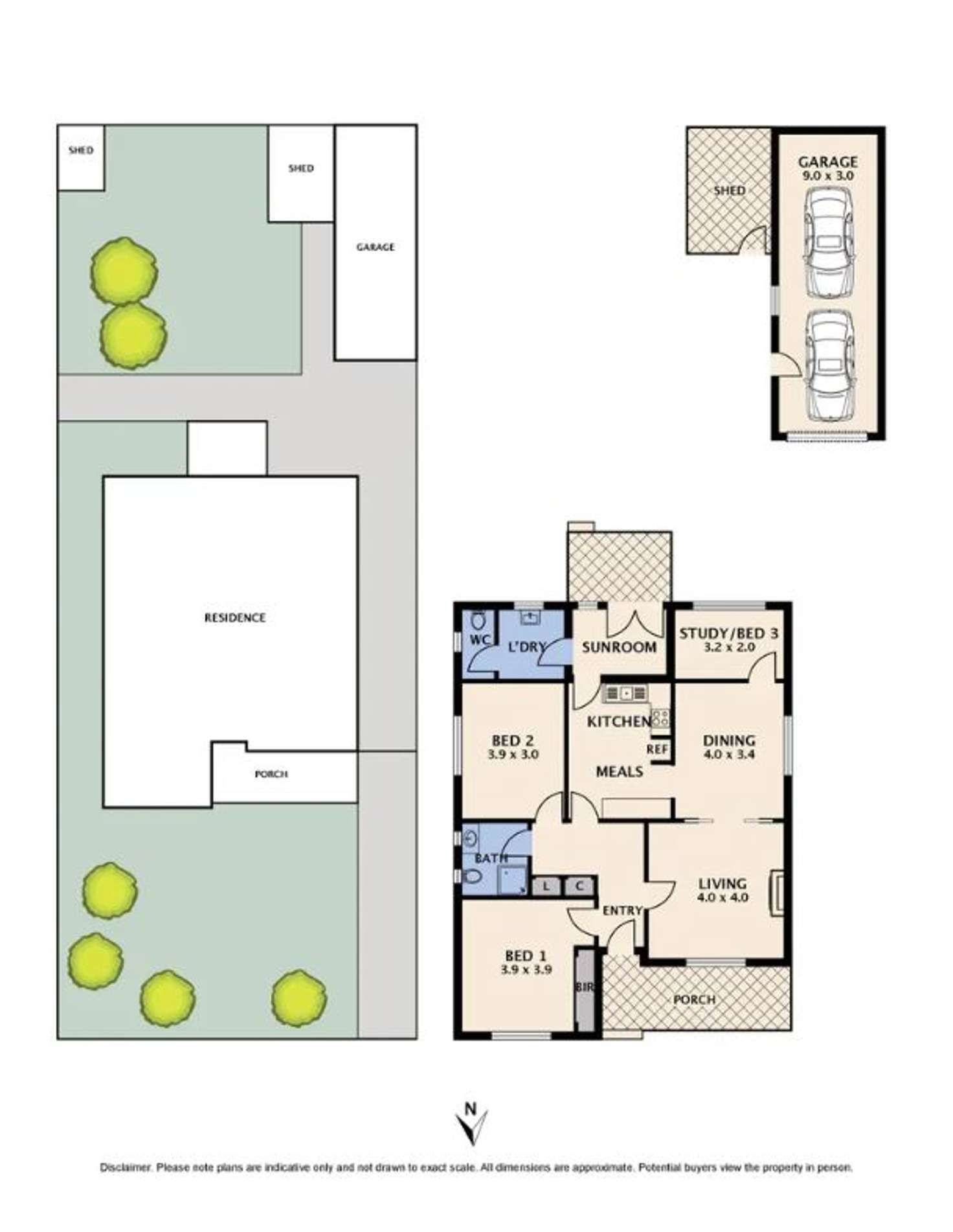 Floorplan of Homely house listing, 3/11 O’Connor Street, Reservoir VIC 3073