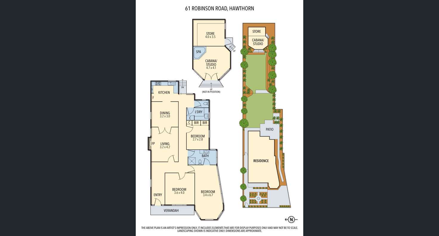 Floorplan of Homely house listing, 61 Robinson Road, hawthorn VIC 3122