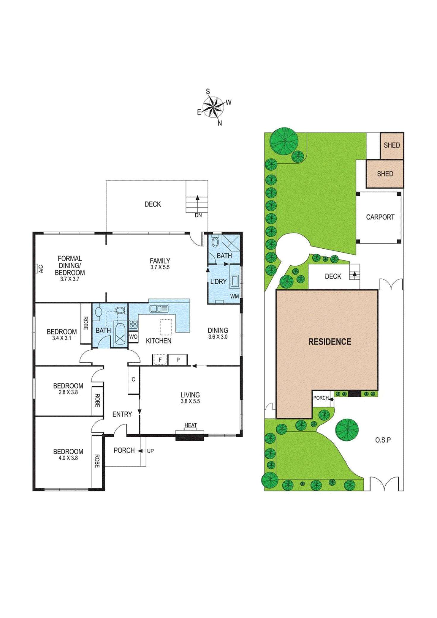 Floorplan of Homely house listing, 32 Warwick Street, Bentleigh East VIC 3165