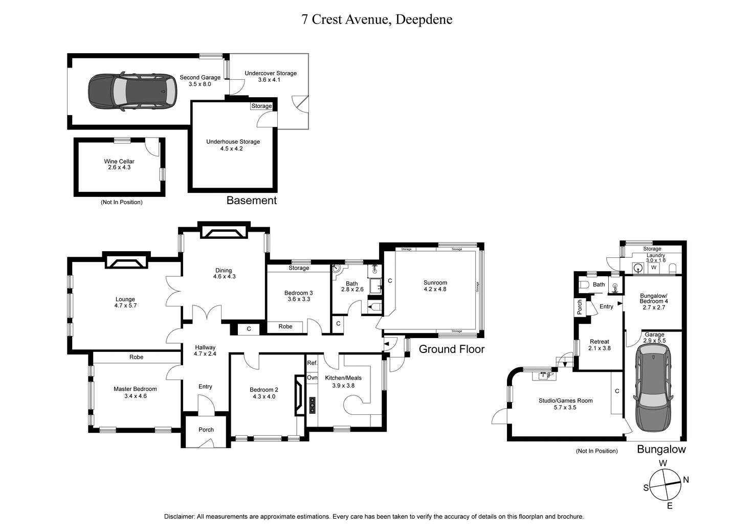 Floorplan of Homely house listing, 7 Crest Avenue, Deepdene VIC 3103