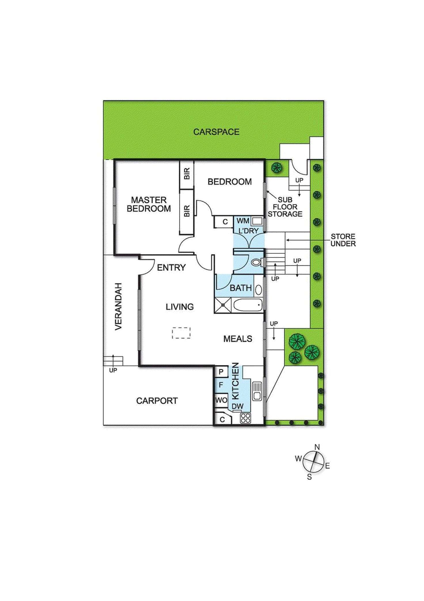 Floorplan of Homely unit listing, 4/161 Main Road, Lower Plenty VIC 3093