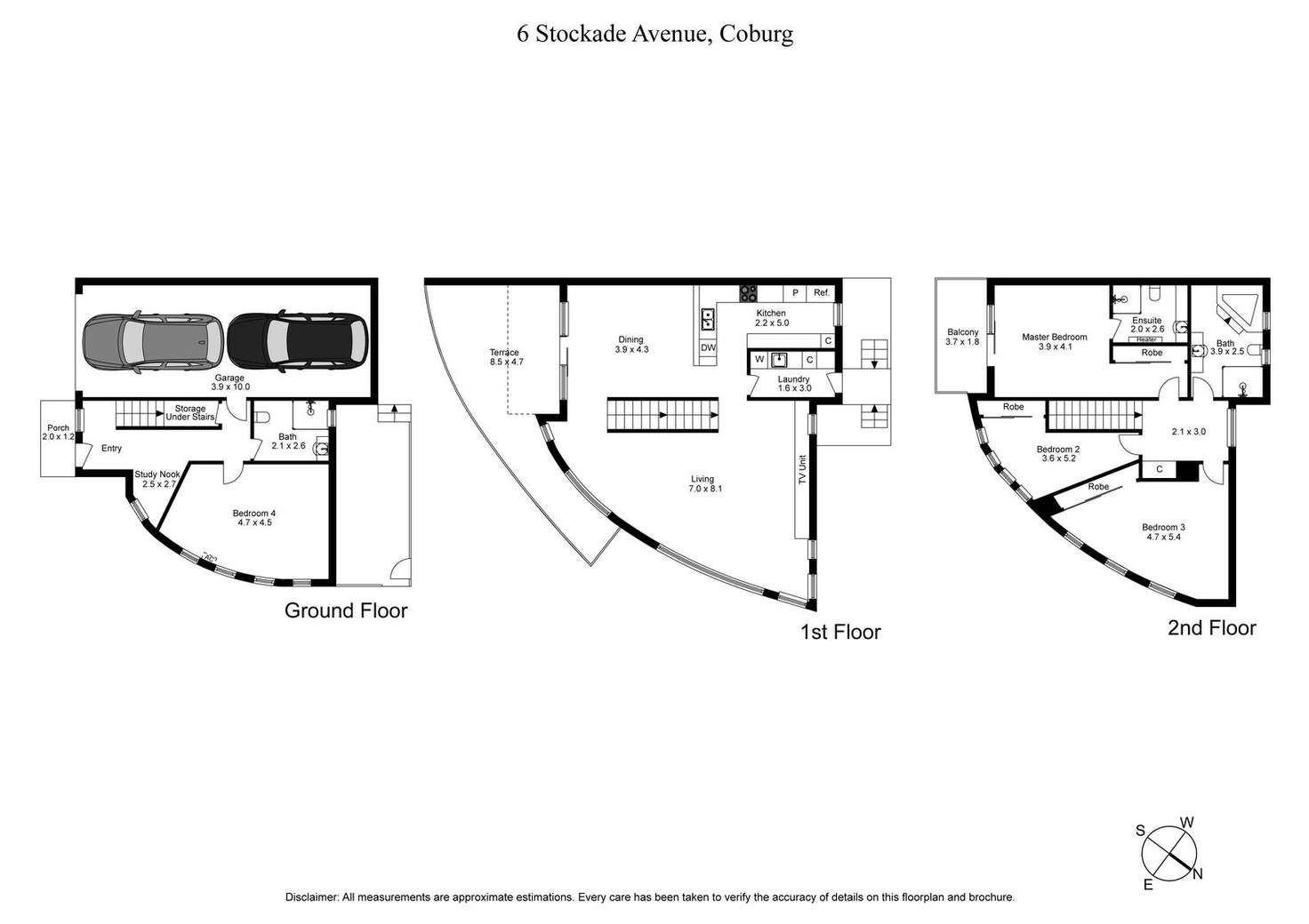Floorplan of Homely house listing, 6 Stockade Avenue, Coburg VIC 3058