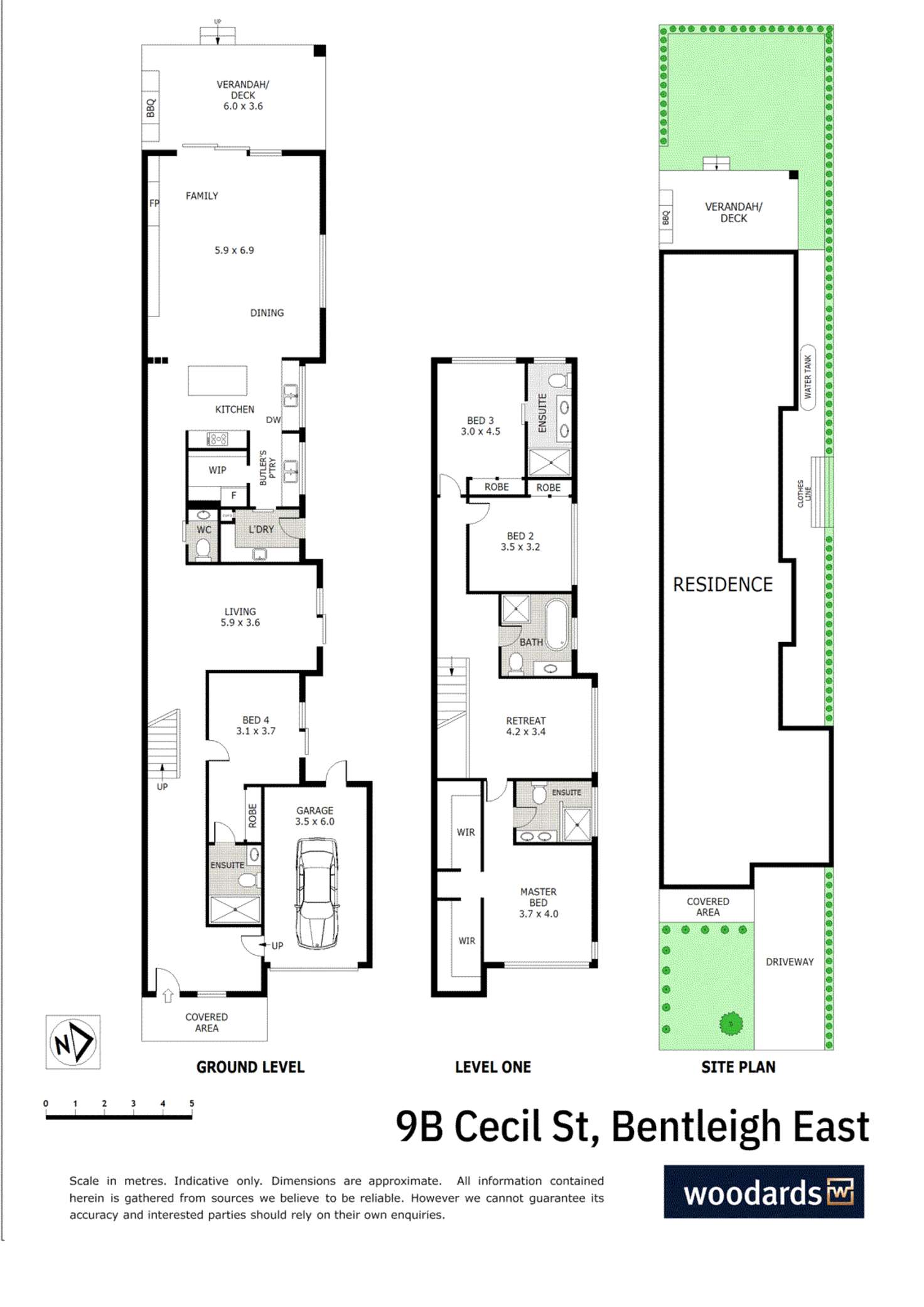 Floorplan of Homely townhouse listing, 9b Cecil Street, Bentleigh East VIC 3165