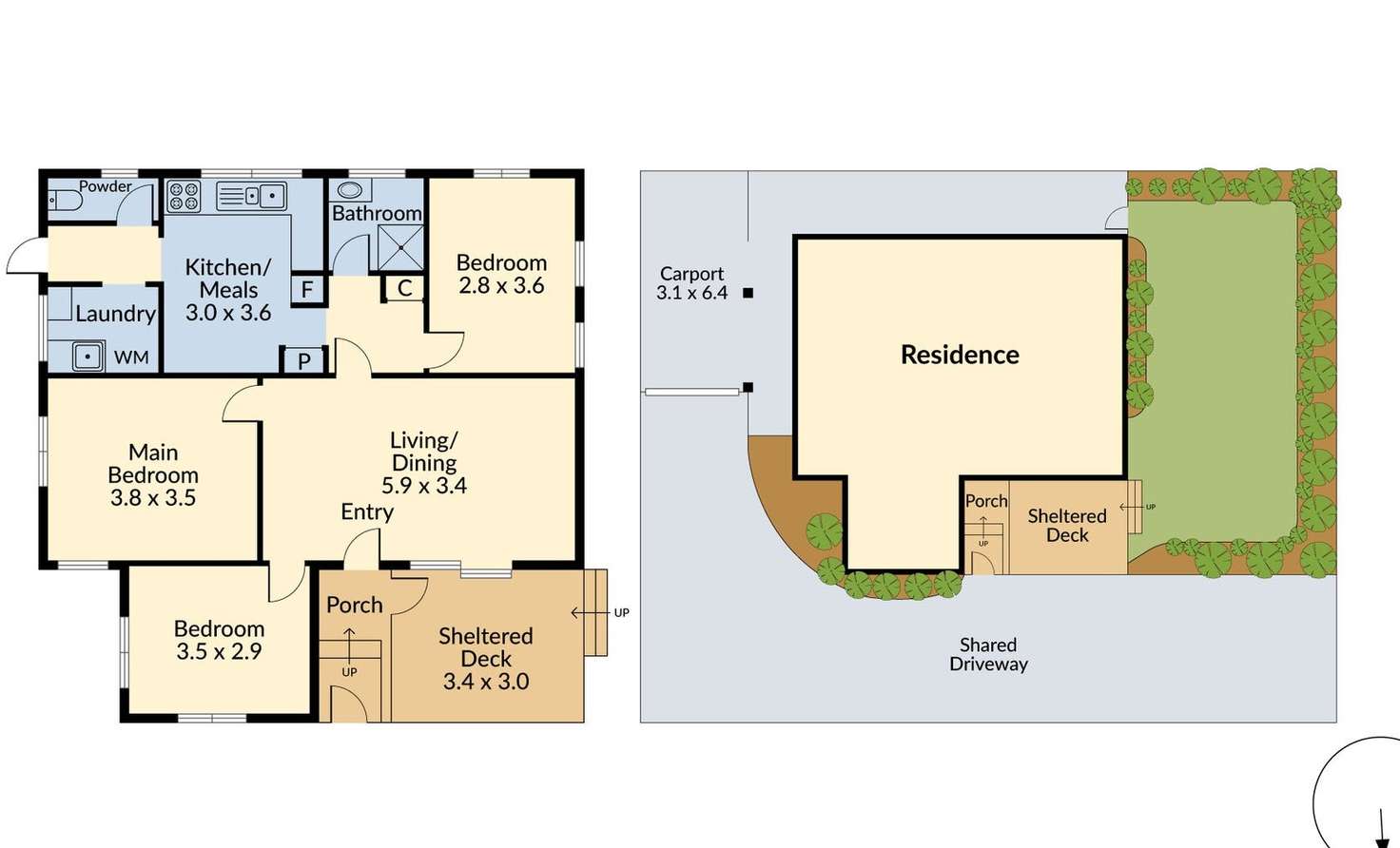 Floorplan of Homely house listing, 1/532 Waterdale Road, Heidelberg Heights VIC 3081