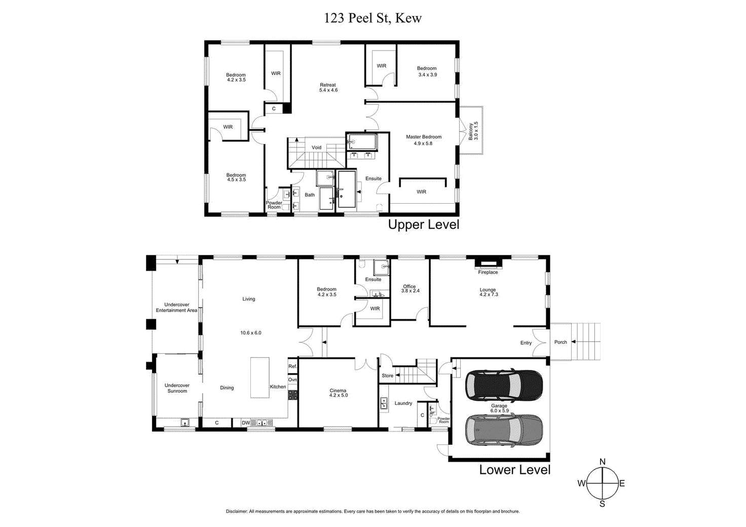Floorplan of Homely house listing, 123 Peel Street, Kew VIC 3101
