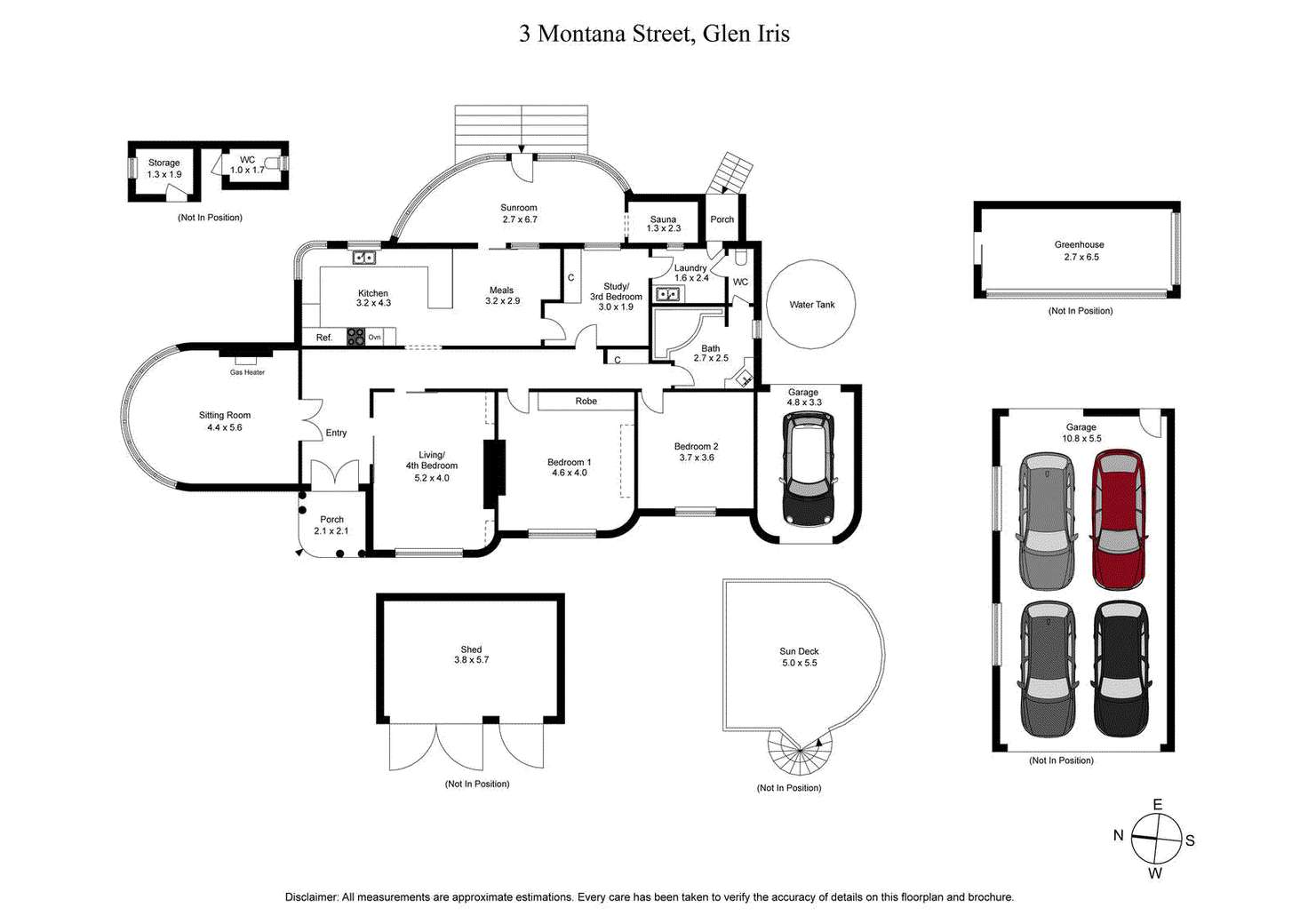 Floorplan of Homely house listing, 3 Montana Street, Glen Iris VIC 3146