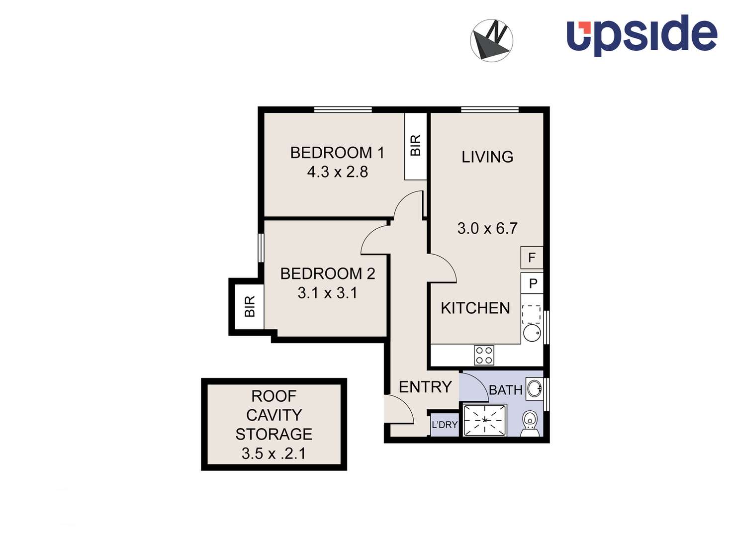 Floorplan of Homely unit listing, 12/51 Hampton Circuit, Yarralumla ACT 2600