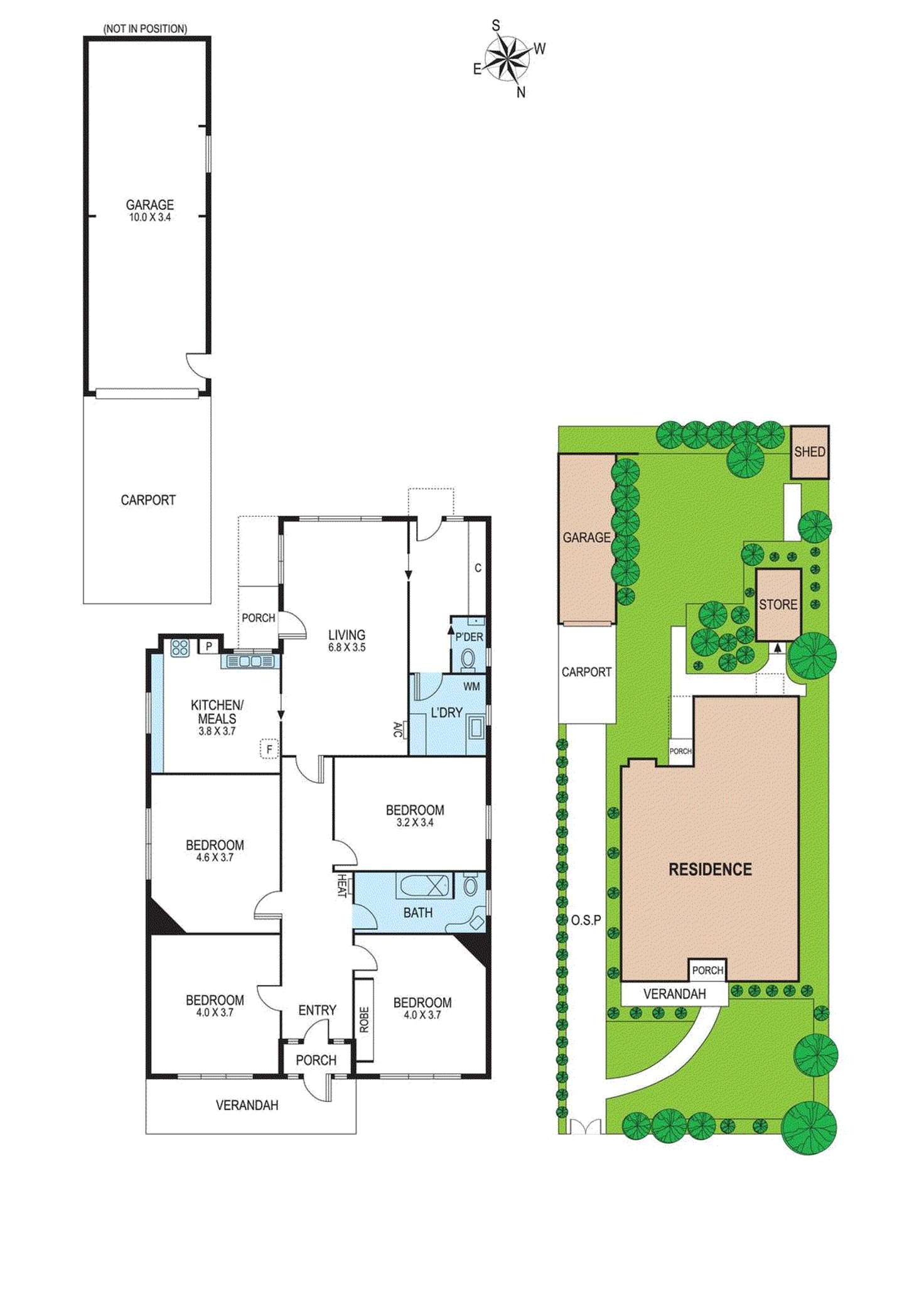 Floorplan of Homely house listing, 18 Maud Street, Ormond VIC 3204