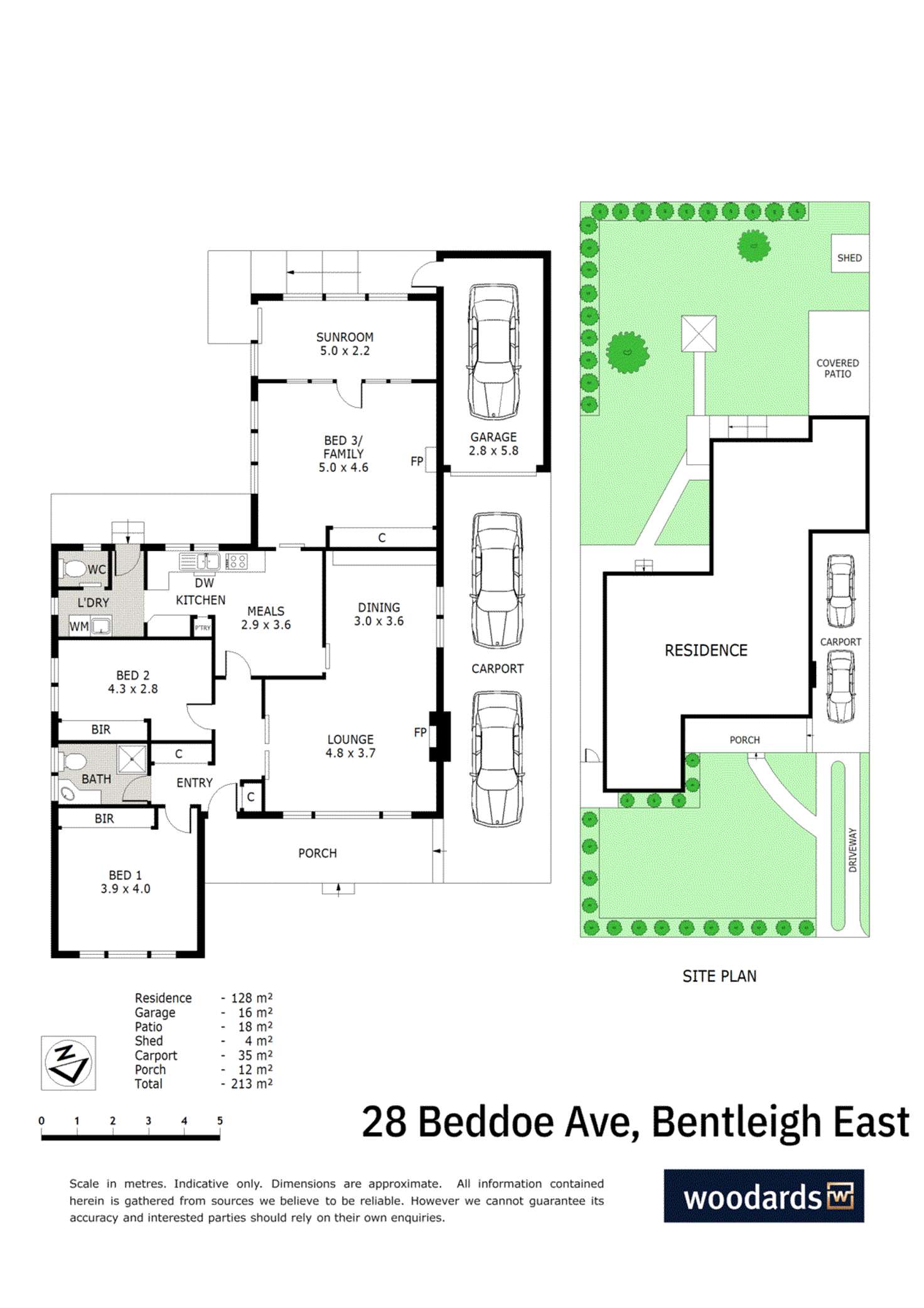 Floorplan of Homely house listing, 28 Beddoe Avenue, Bentleigh East VIC 3165