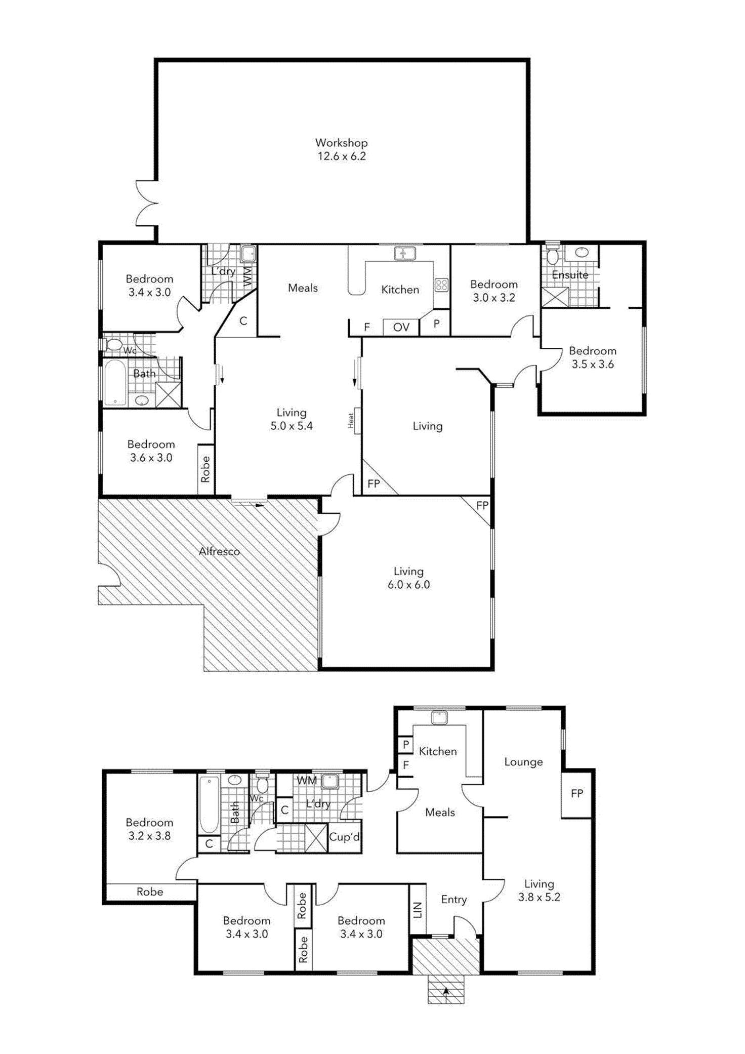 Floorplan of Homely house listing, 132 Elsworth Street East, Canadian VIC 3350