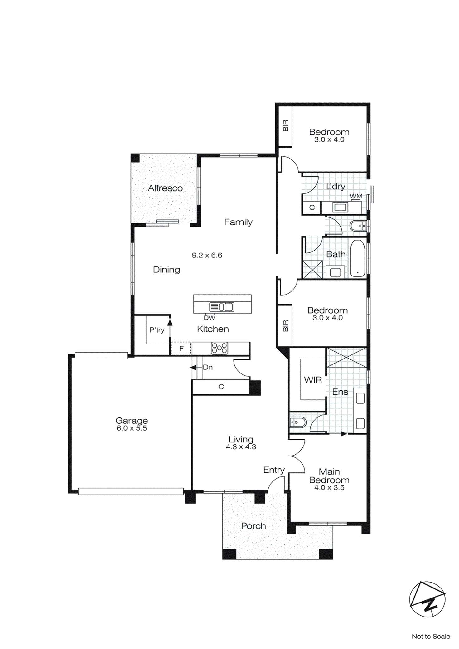 Floorplan of Homely house listing, 9 Henry Avenue, Mount Clear VIC 3350