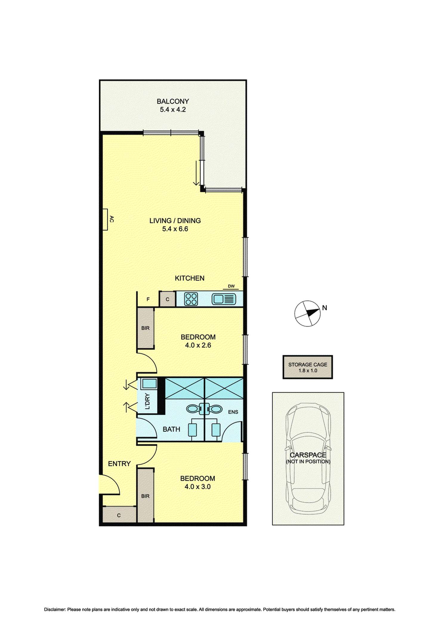 Floorplan of Homely apartment listing, 204/10 Main Street, Blackburn VIC 3130