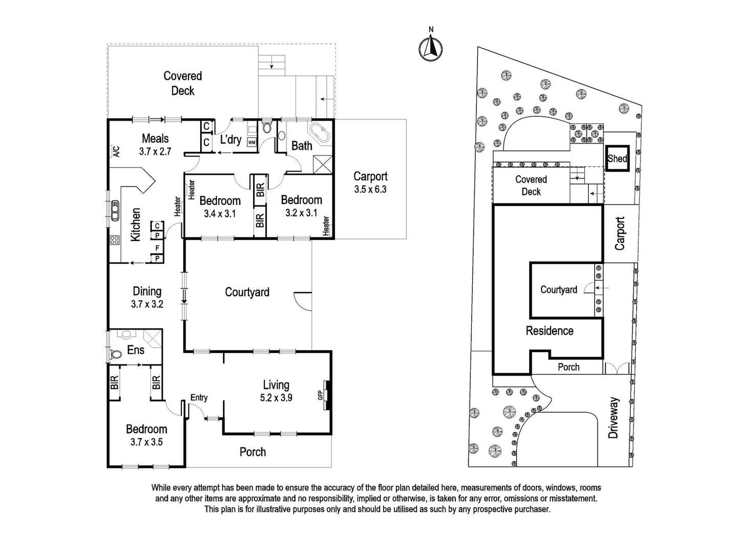 Floorplan of Homely house listing, 21 Amaroo Way, Yallambie VIC 3085