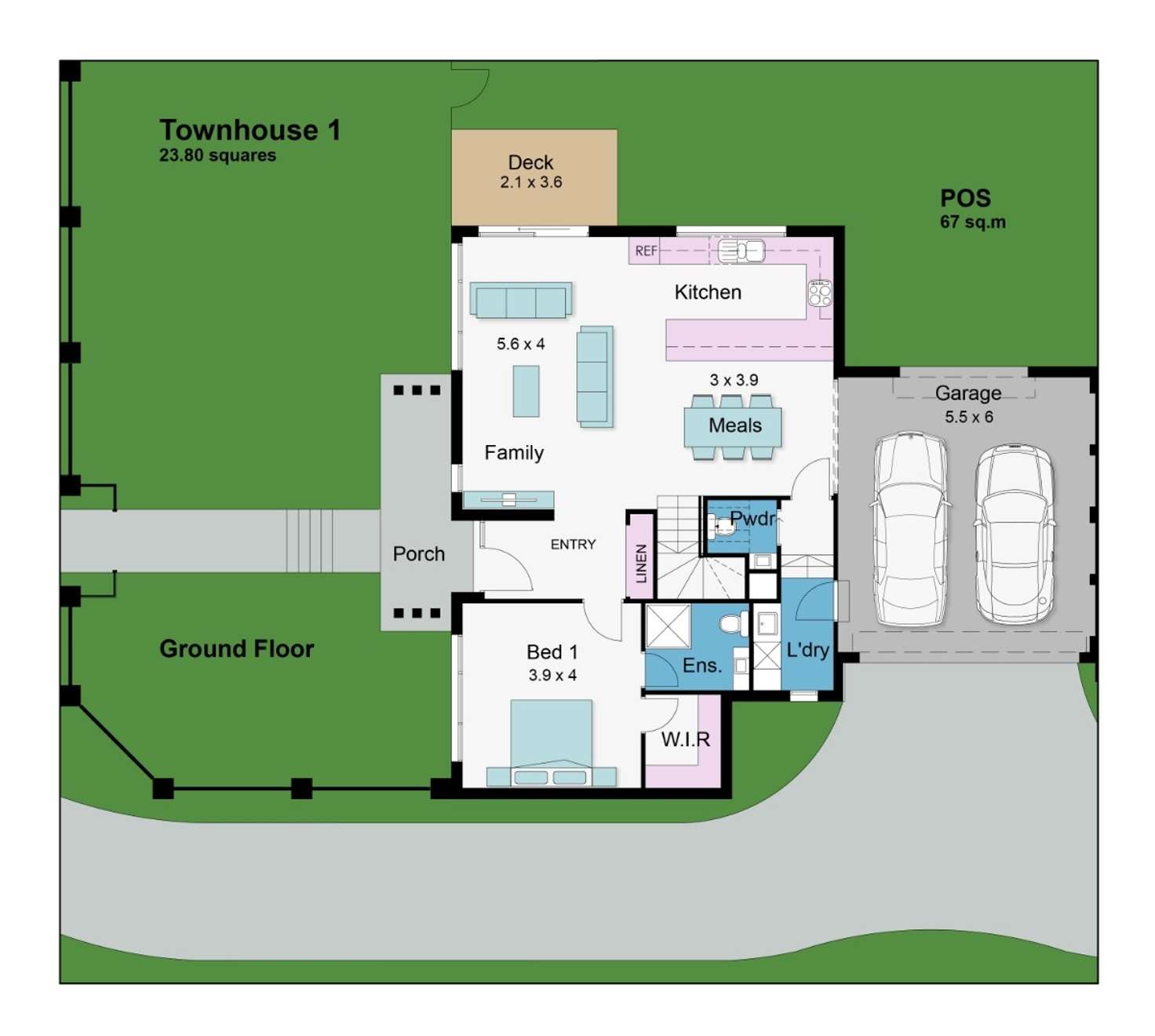 Floorplan of Homely house listing, 1/296 Waiora Road, Macleod VIC 3085