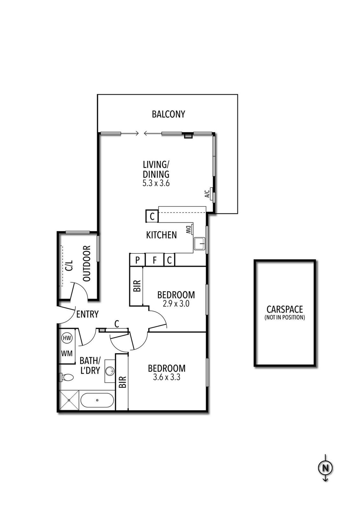 Floorplan of Homely apartment listing, 9/220 Elgin Street, Carlton VIC 3053