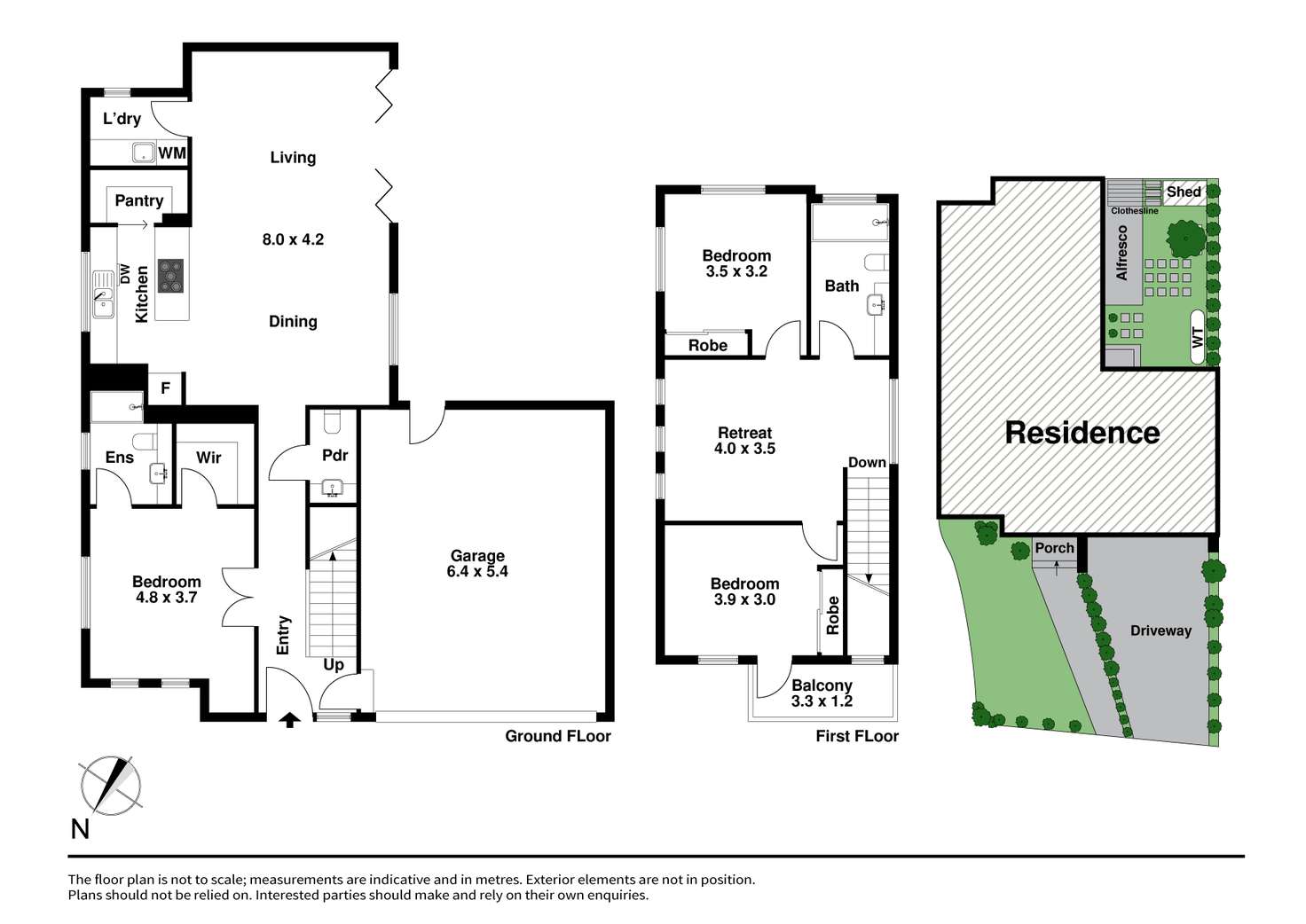 Floorplan of Homely townhouse listing, 1/18 Lesley Street, Camberwell VIC 3124