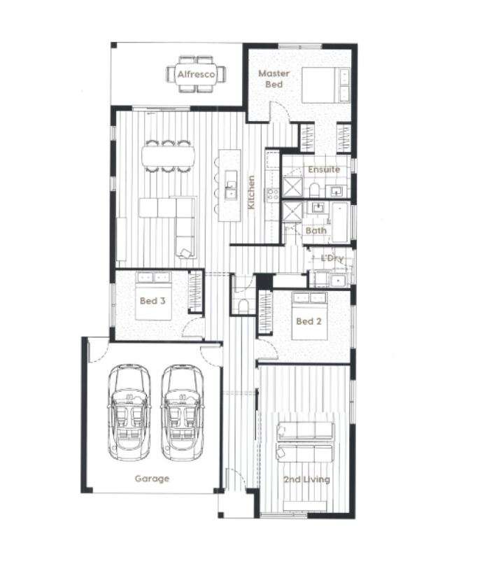 Floorplan of Homely house listing, 26 Yang Road, Mambourin VIC 3024
