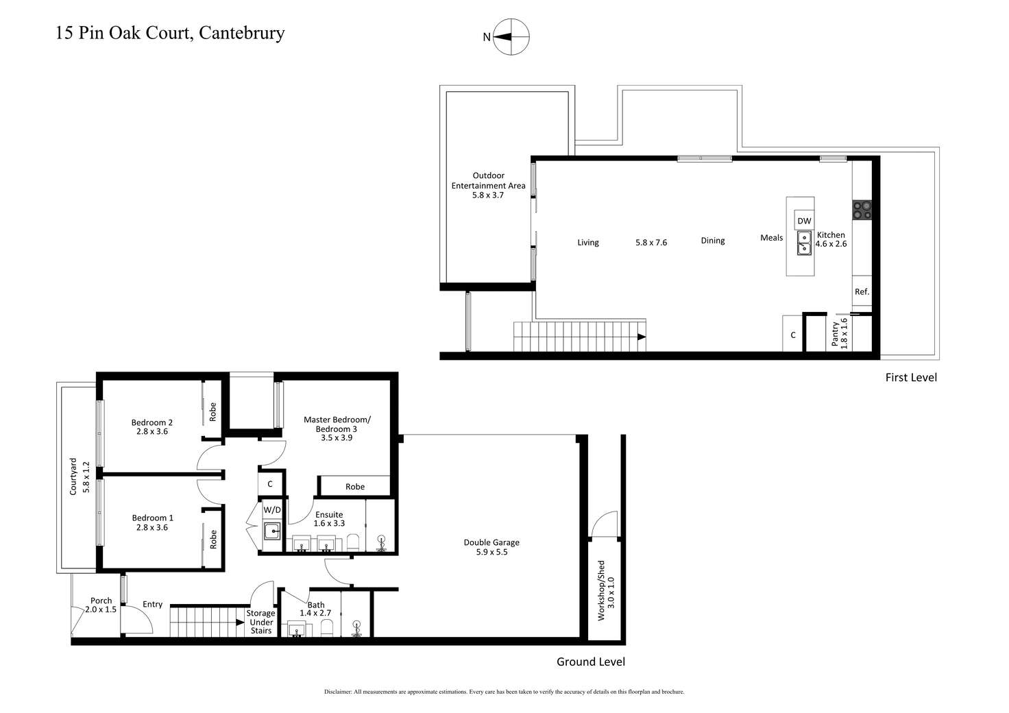 Floorplan of Homely house listing, 15 Pin Oak Court, Canterbury VIC 3126
