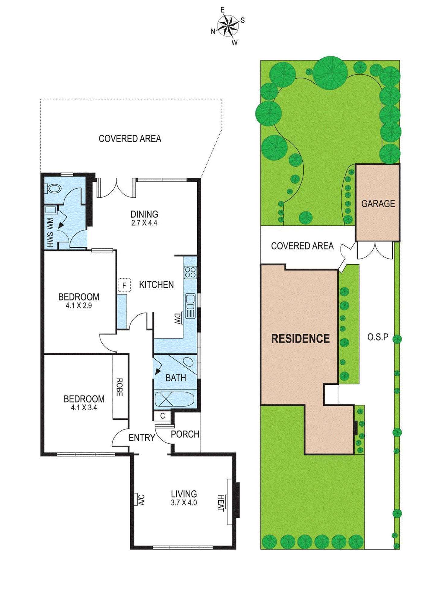 Floorplan of Homely house listing, 3 Second Avenue, Murrumbeena VIC 3163