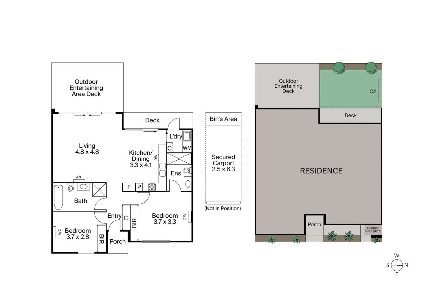 Floorplan of Homely unit listing, 6/69 Park Crescent, Williamstown North VIC 3016