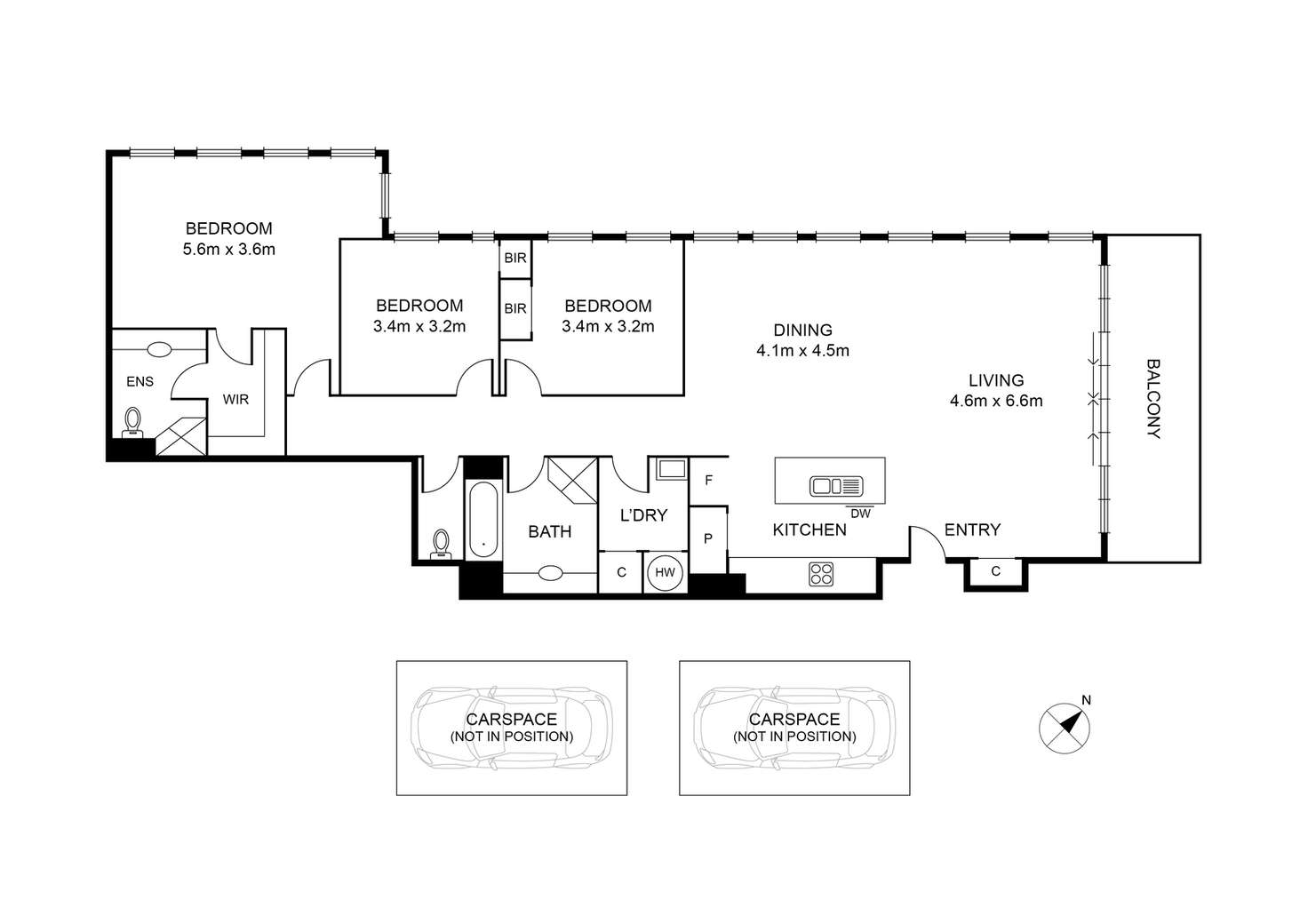 Floorplan of Homely apartment listing, 706/65 Beach Street, Port Melbourne VIC 3207