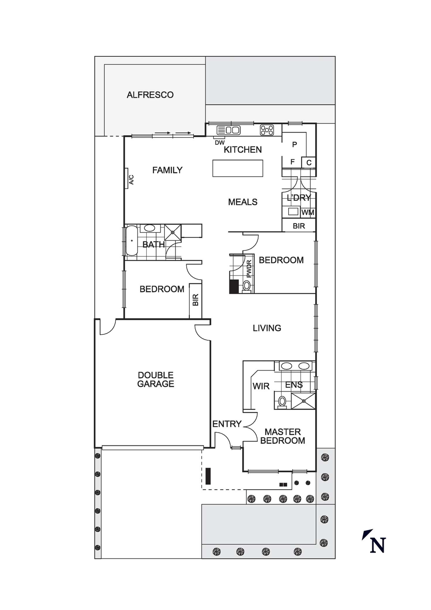 Floorplan of Homely house listing, 22 Henwood Rise, Mernda VIC 3754