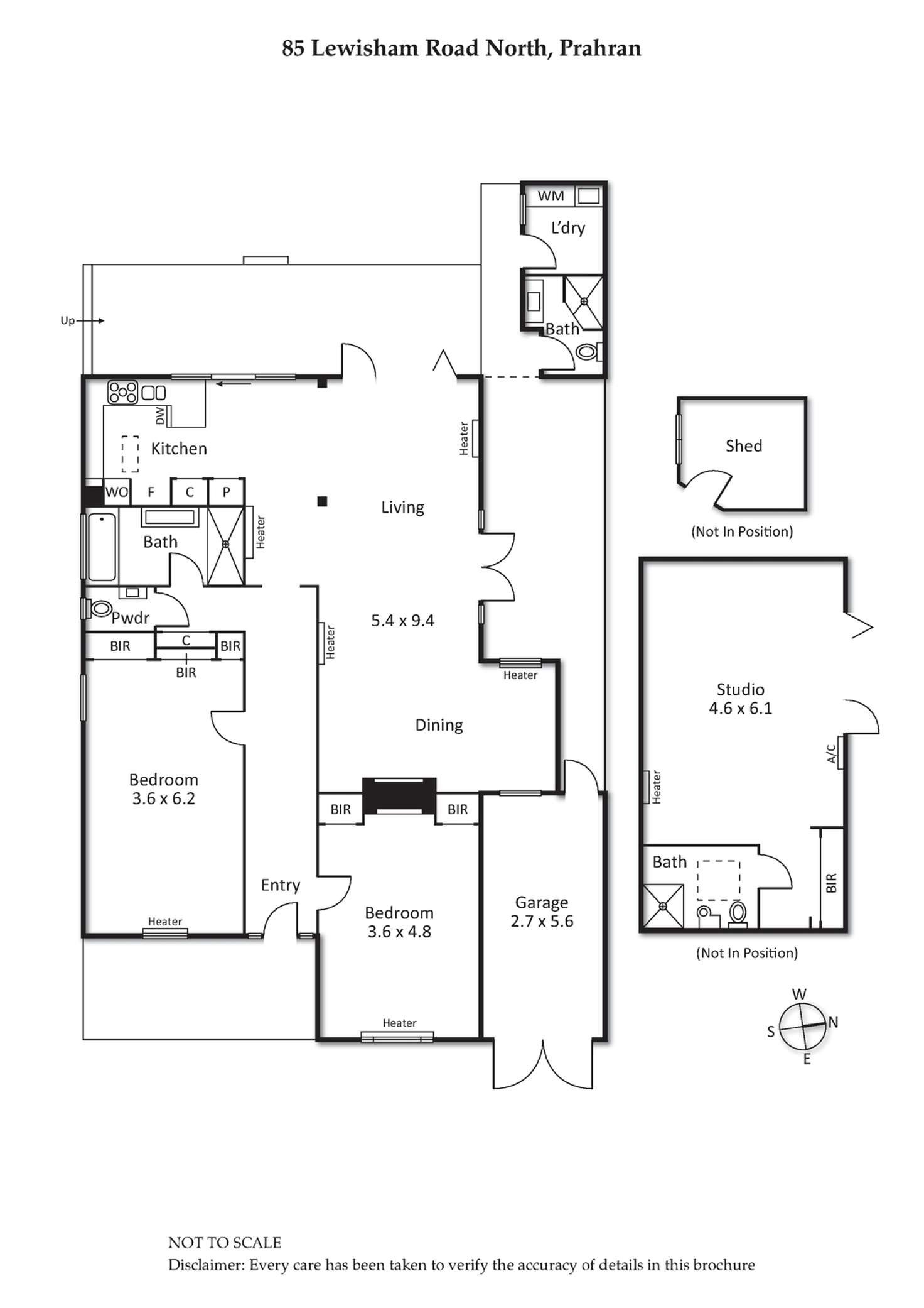 Floorplan of Homely house listing, 85 Lewisham Road North, Prahran VIC 3181