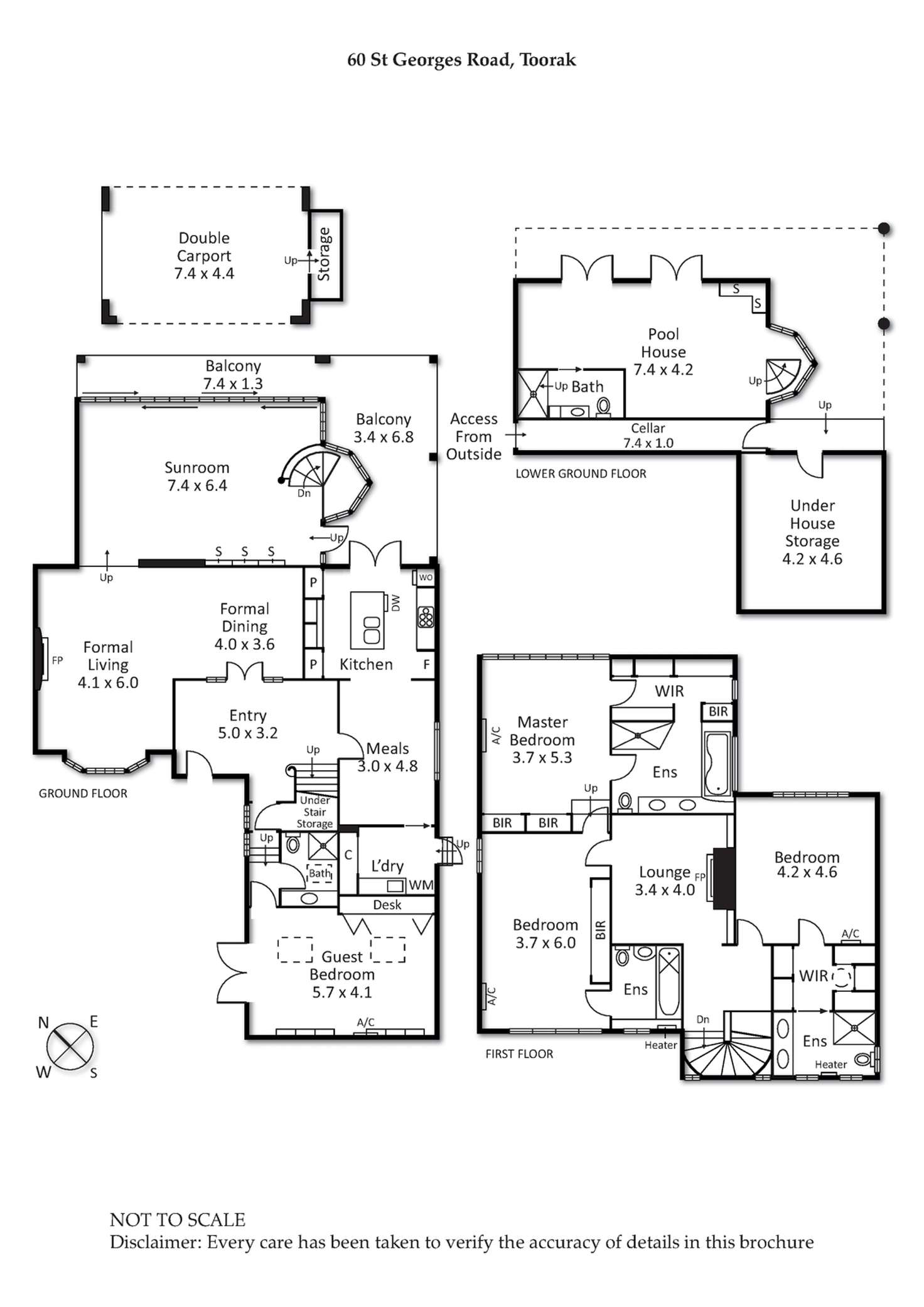 Floorplan of Homely house listing, 60 St Georges Road, Toorak VIC 3142