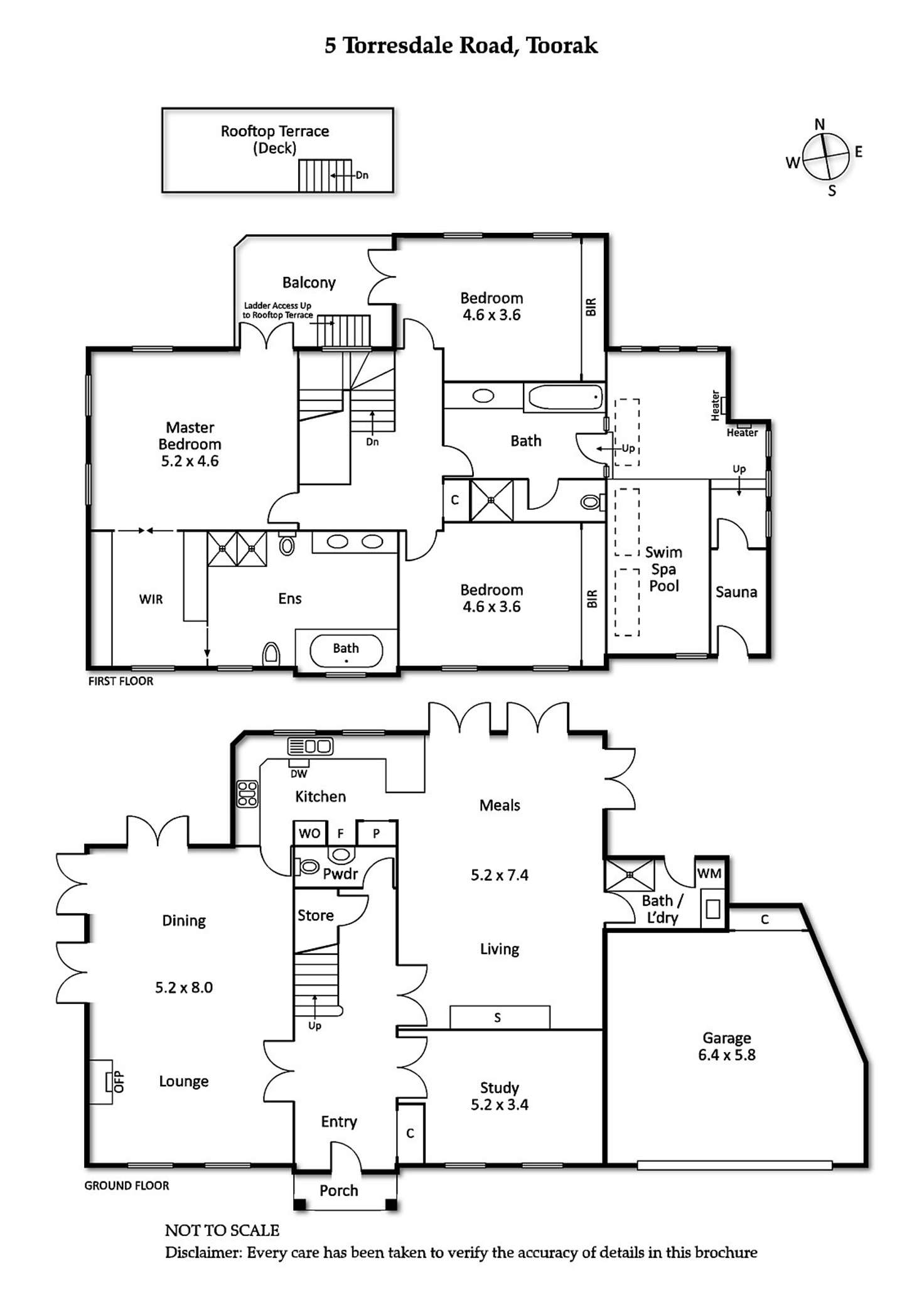 Floorplan of Homely house listing, 5 Torresdale Road, Toorak VIC 3142