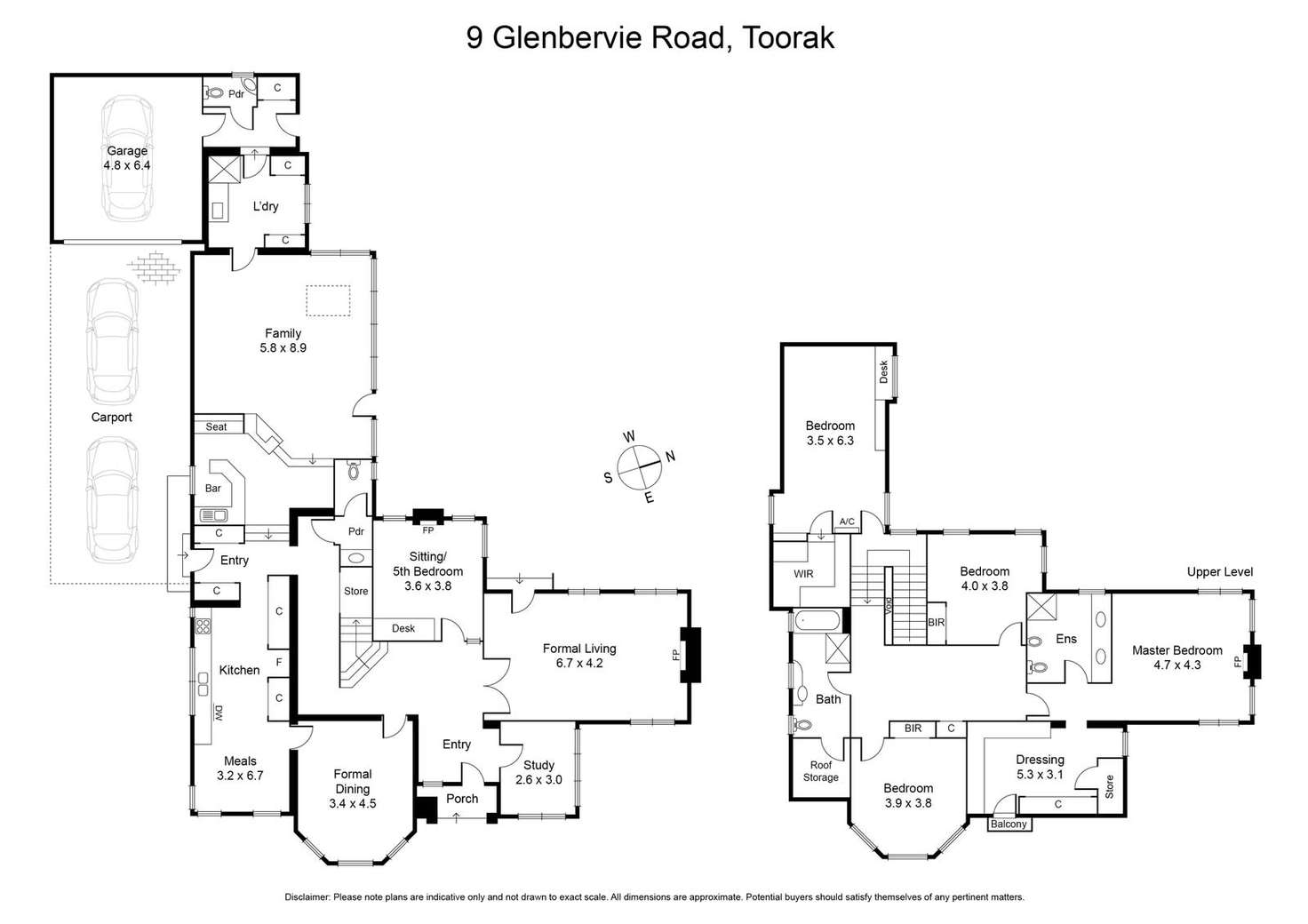 Floorplan of Homely house listing, 9 Glenbervie Road, Toorak VIC 3142