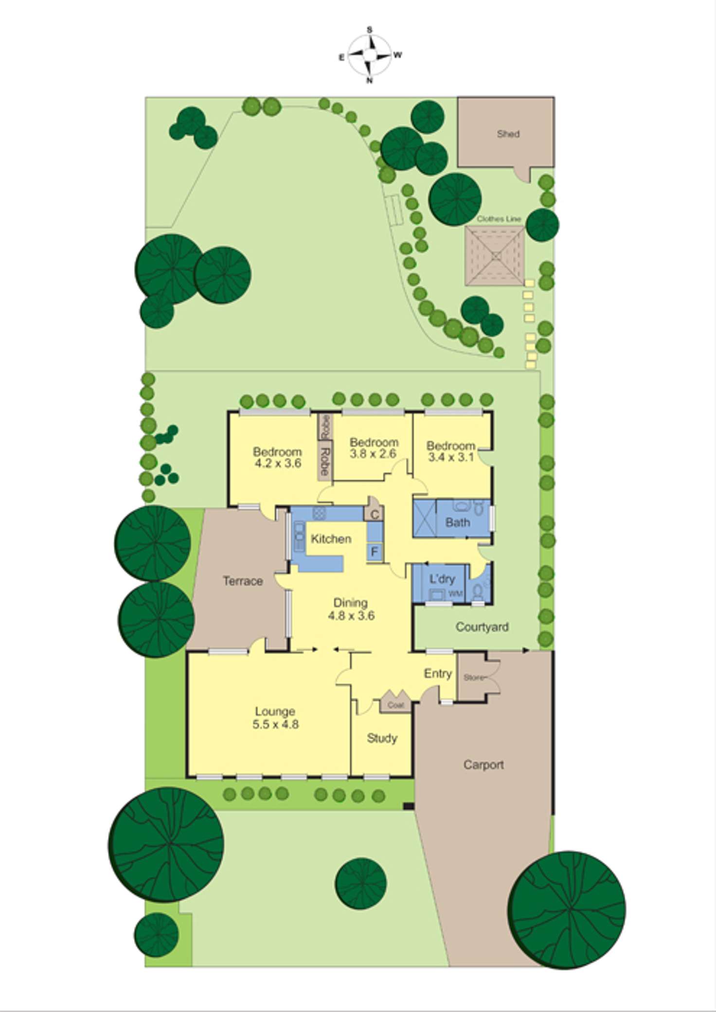 Floorplan of Homely house listing, 15 Rimington Avenue, Kew VIC 3101