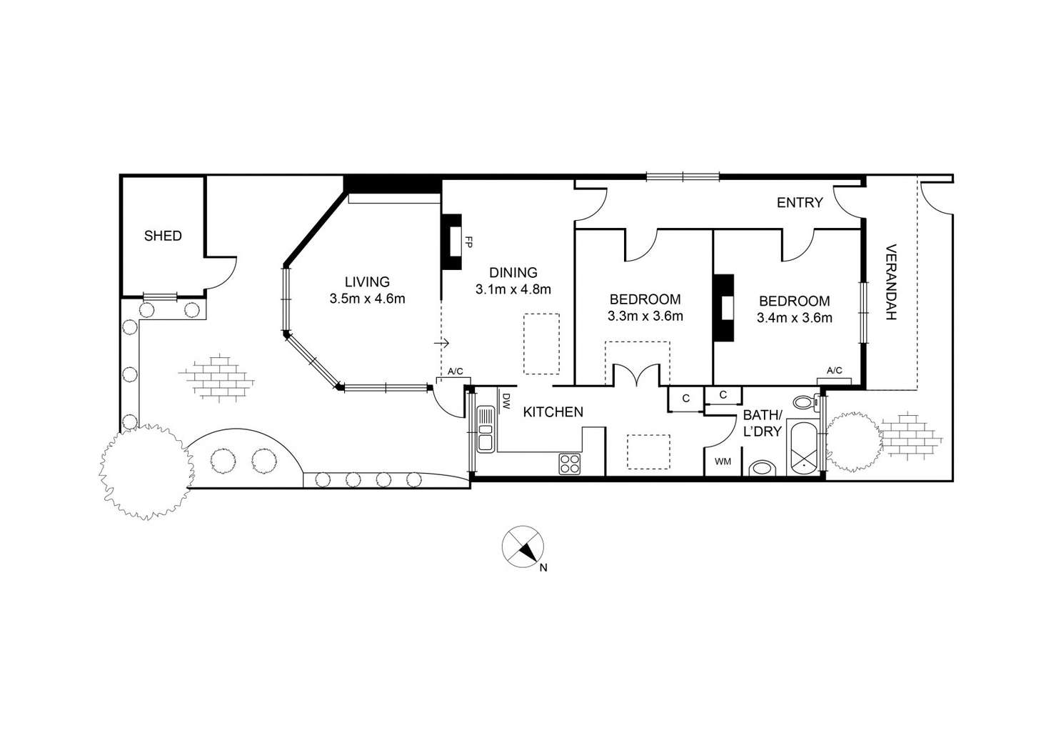 Floorplan of Homely house listing, 33 Withers Street, Albert Park VIC 3206