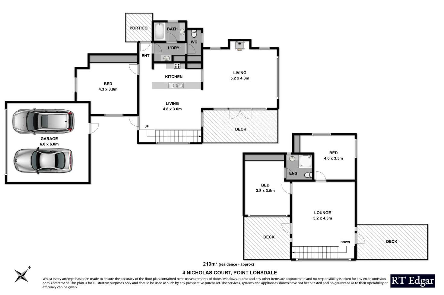 Floorplan of Homely house listing, 4 Nicholas Court, Point Lonsdale VIC 3225