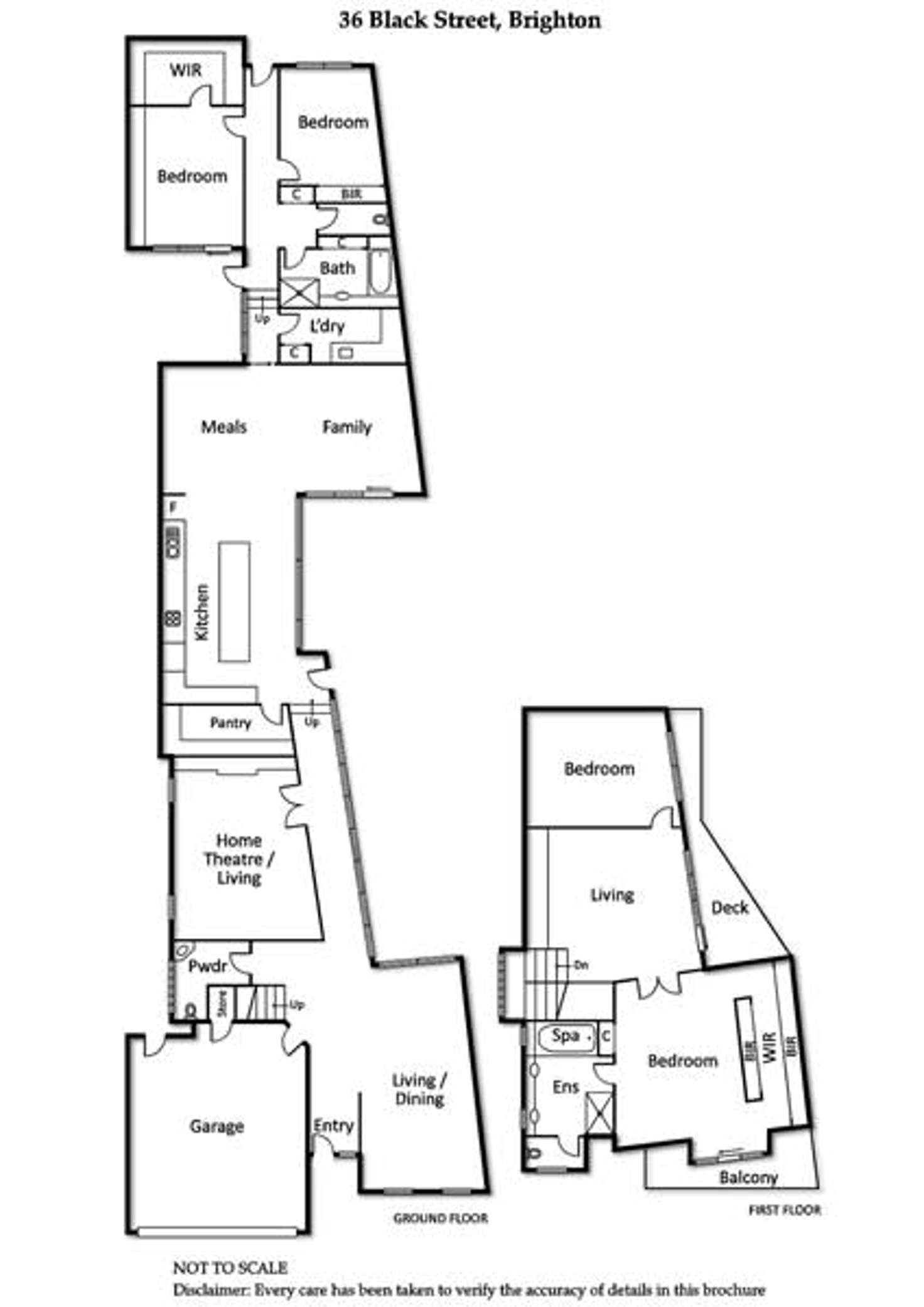 Floorplan of Homely house listing, 36 Black Street, Brighton VIC 3186