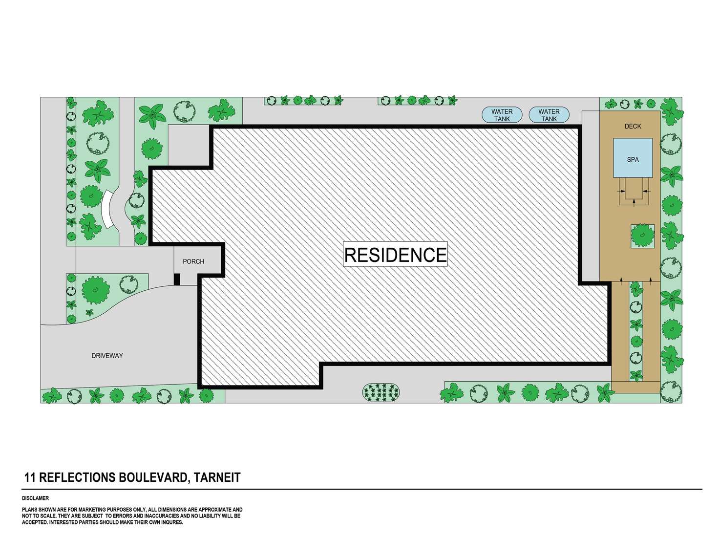 Floorplan of Homely house listing, 11 Reflections Boulevard, Tarneit VIC 3029