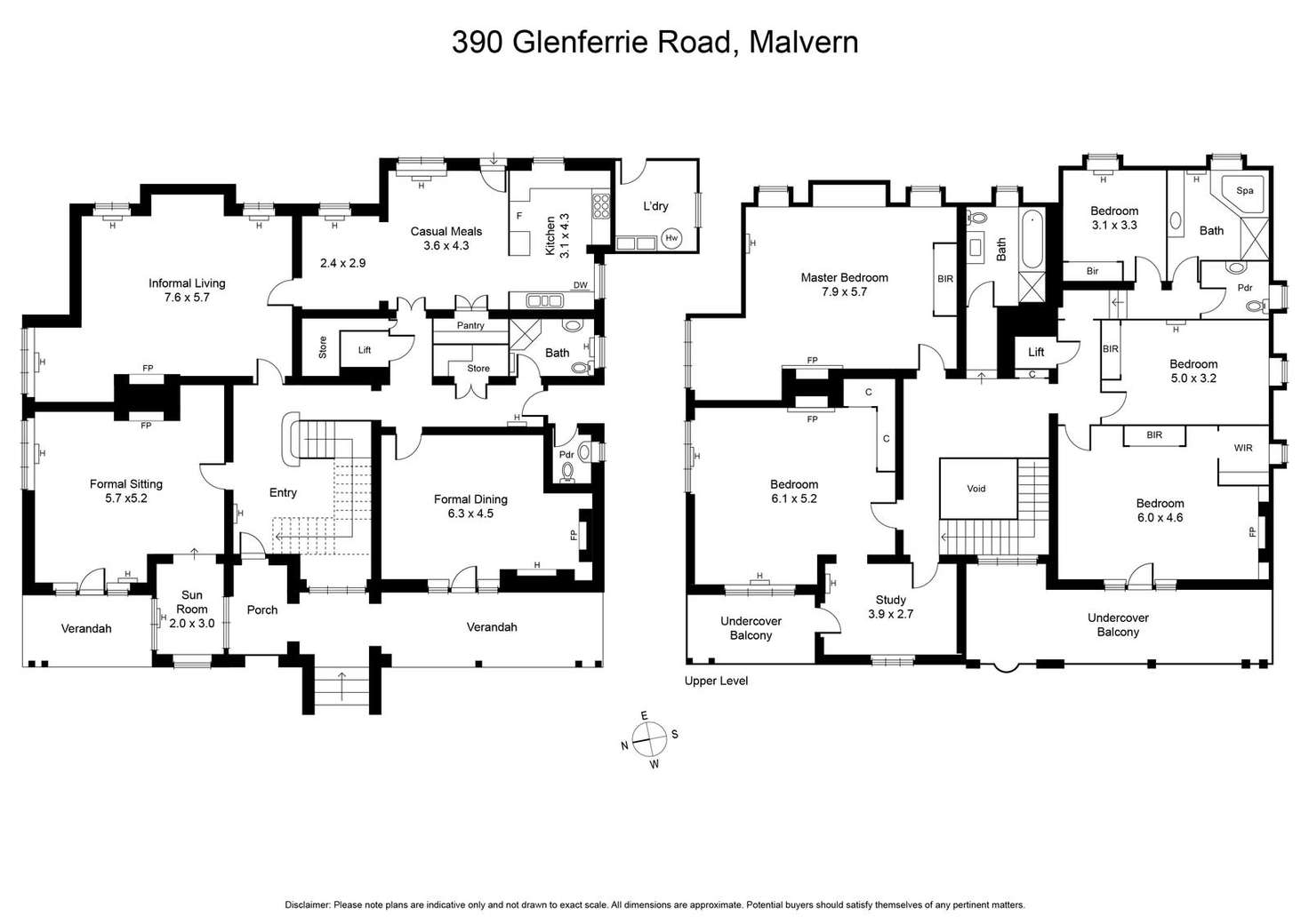 Floorplan of Homely house listing, 390 Glenferrie Road, Malvern VIC 3144