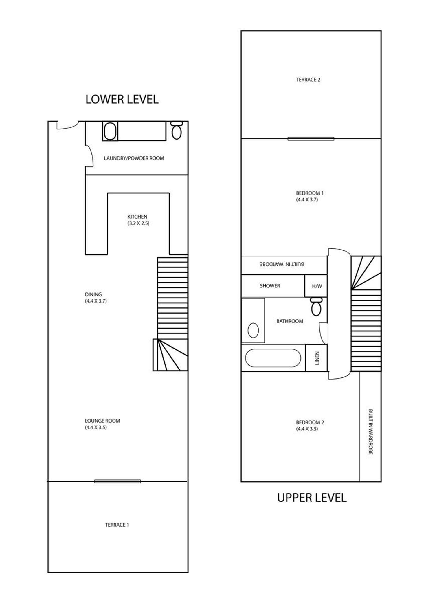 Floorplan of Homely apartment listing, 6/34 Smith Street, Collingwood VIC 3066