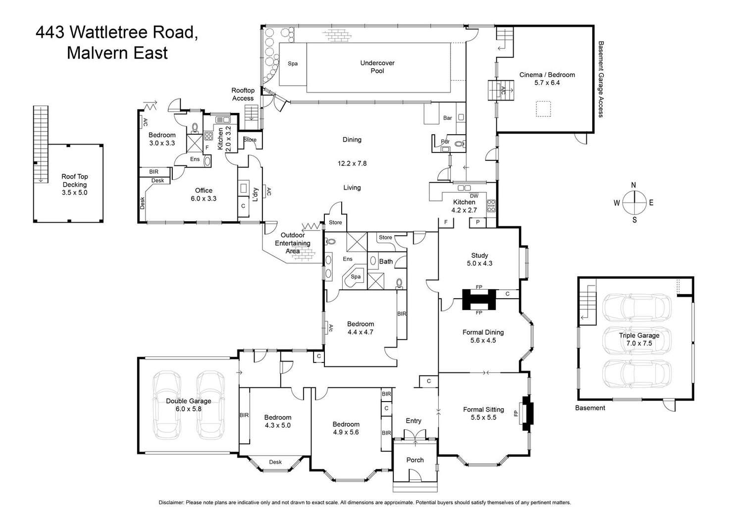 Floorplan of Homely house listing, 443 Wattletree Road, Malvern East VIC 3145