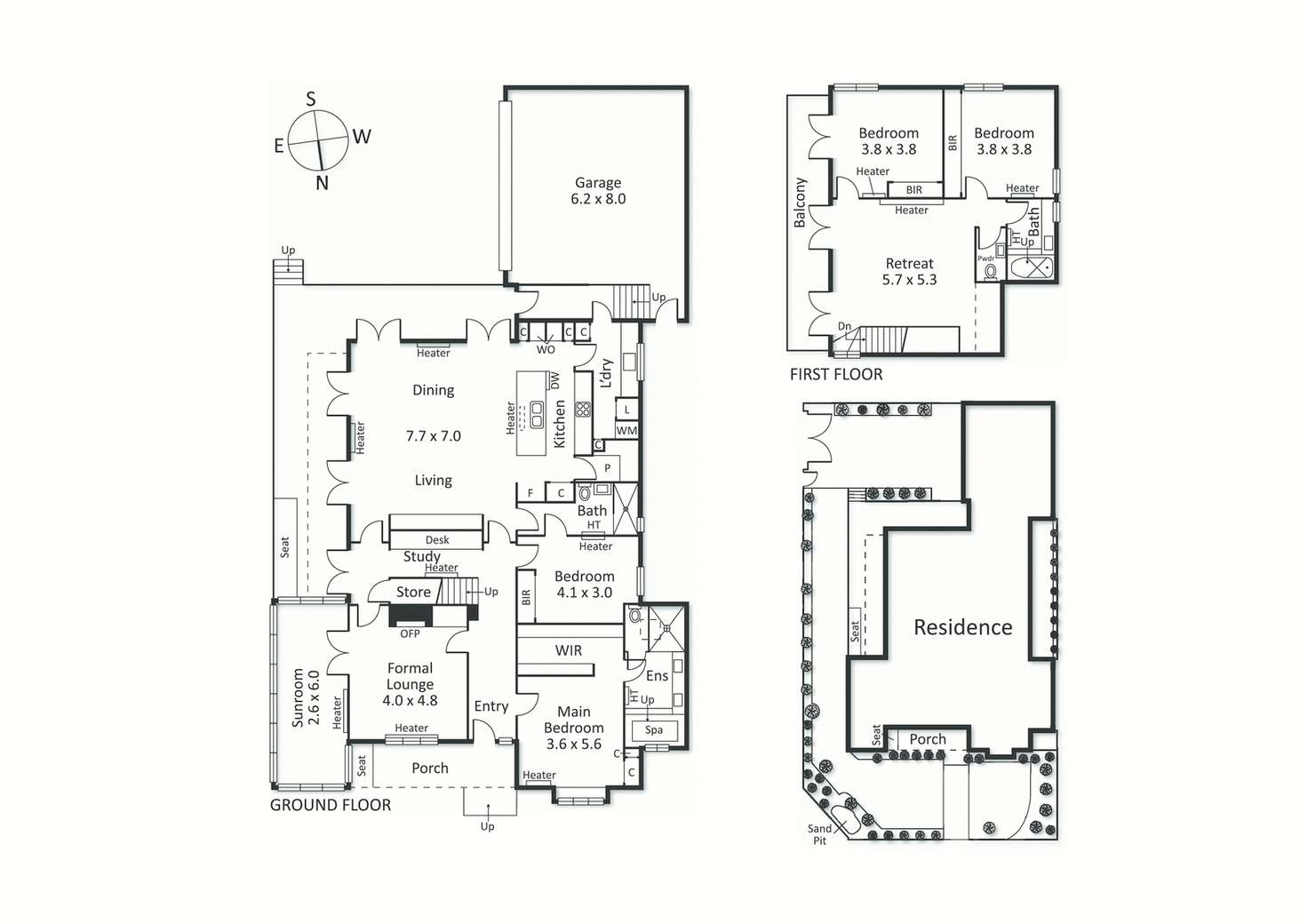 Floorplan of Homely house listing, 30 Holyrood Street, Hampton VIC 3188