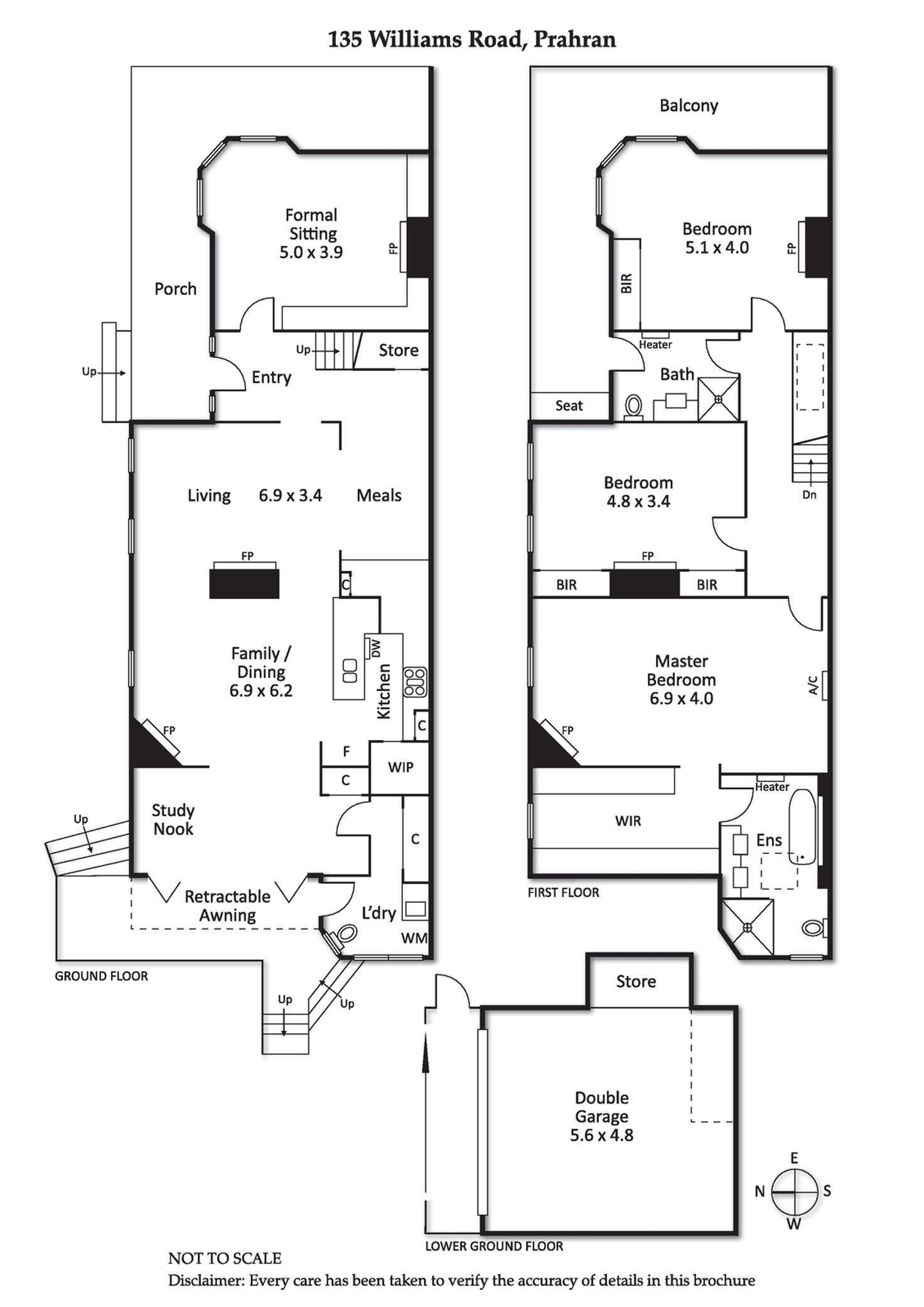 Floorplan of Homely house listing, 135 Williams Road, Prahran VIC 3181