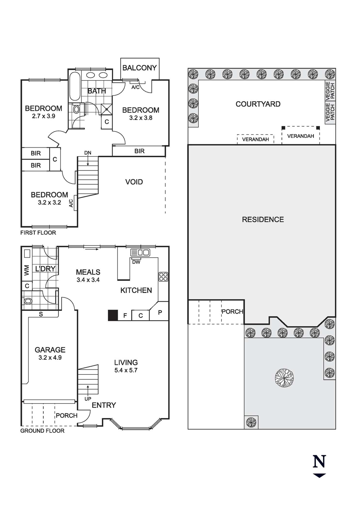 Floorplan of Homely house listing, 27 Bright Place, Blackburn South VIC 3130