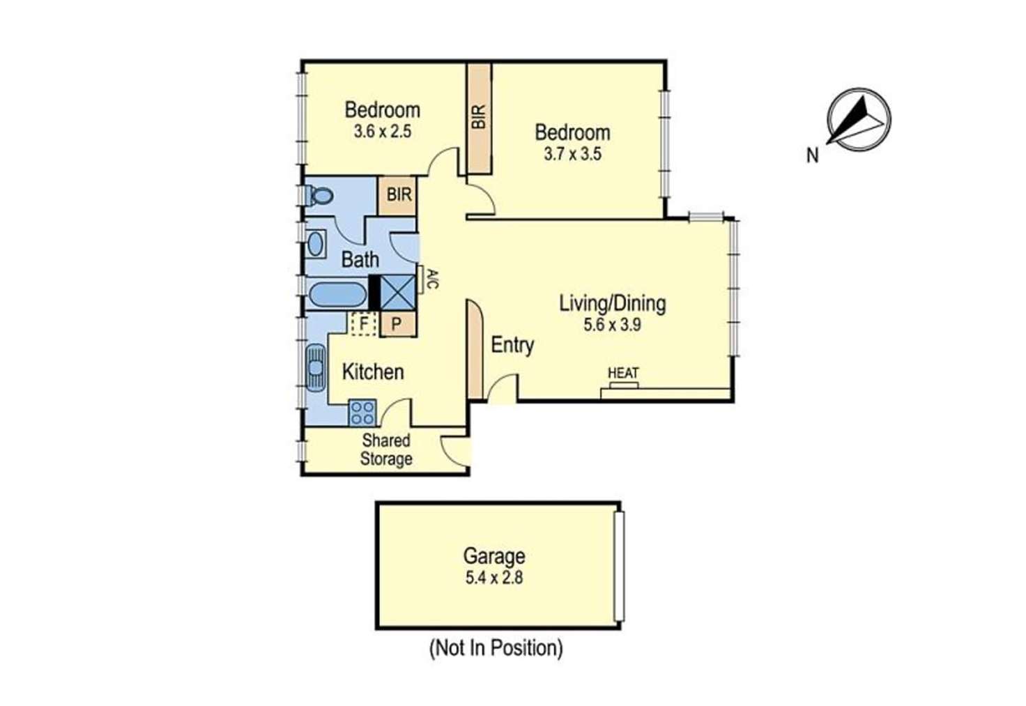 Floorplan of Homely apartment listing, 7/105 Locksley Road, Ivanhoe VIC 3079
