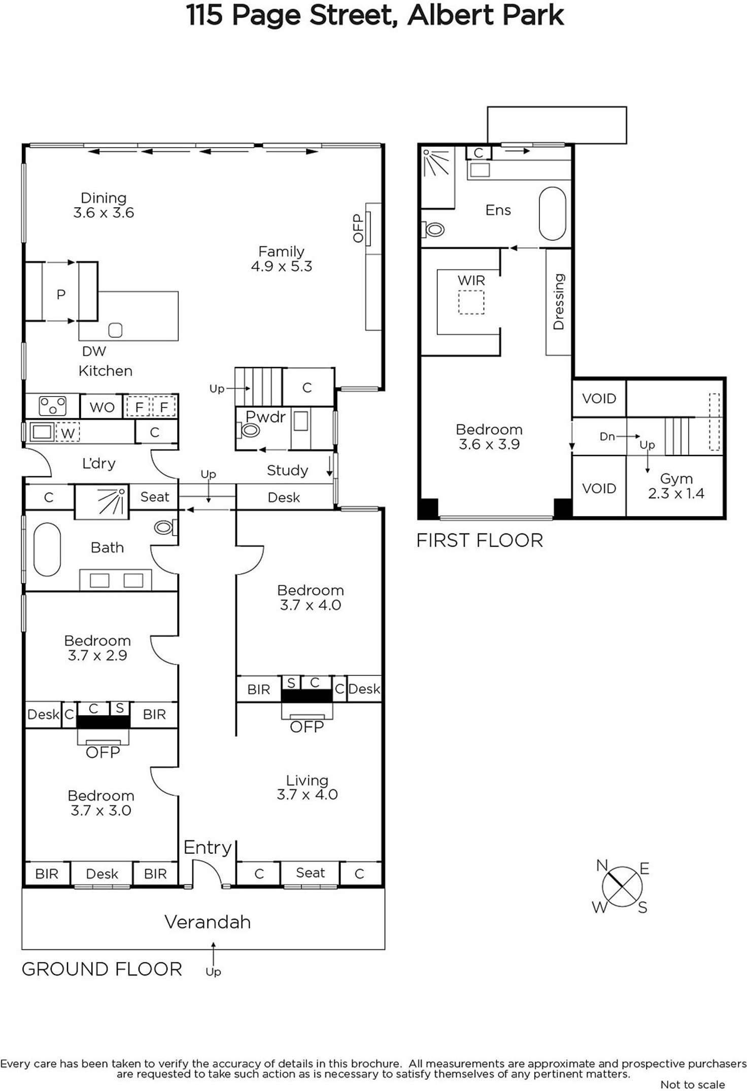 Floorplan of Homely house listing, 115 Page Street, Albert Park VIC 3206