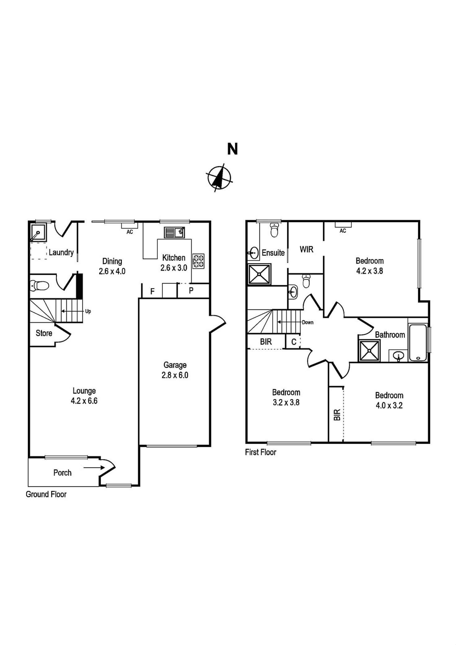 Floorplan of Homely townhouse listing, 9/14 Wahroongaa Crescent, Murrumbeena VIC 3163